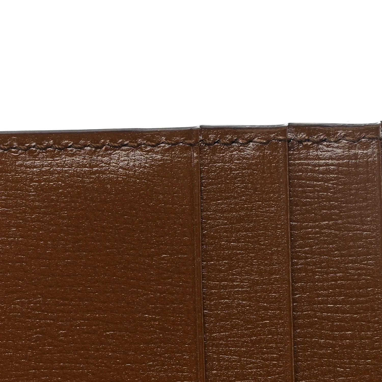 Supreme Monogram Textured Calfskin Retro Interlocking G Medium Wallet On Strap Beige Ebony Brown Sugar - Image 6