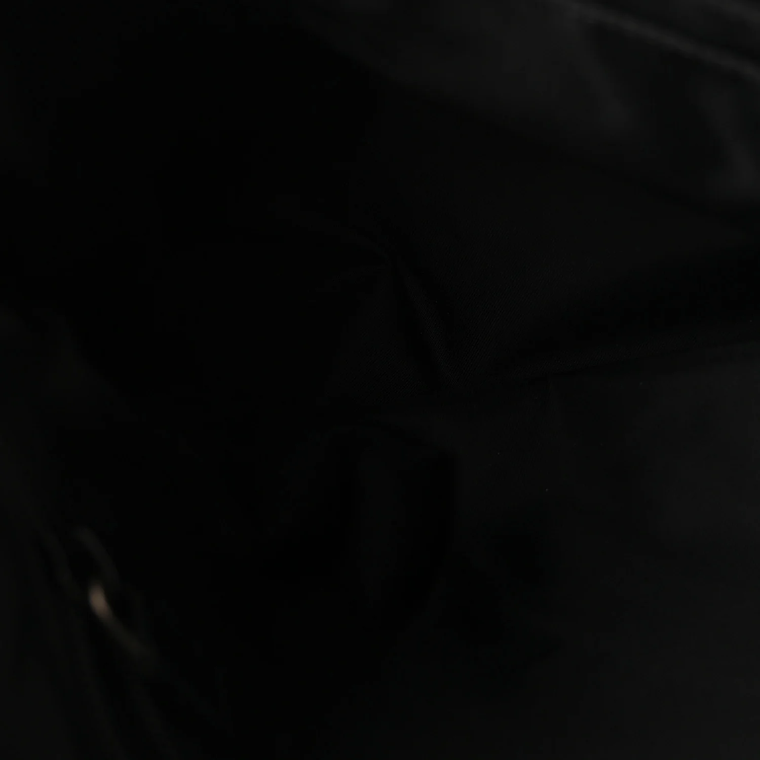 Techno Canvas Selleria Calfskin Web Small Flat Messenger Bag Black - Image 5