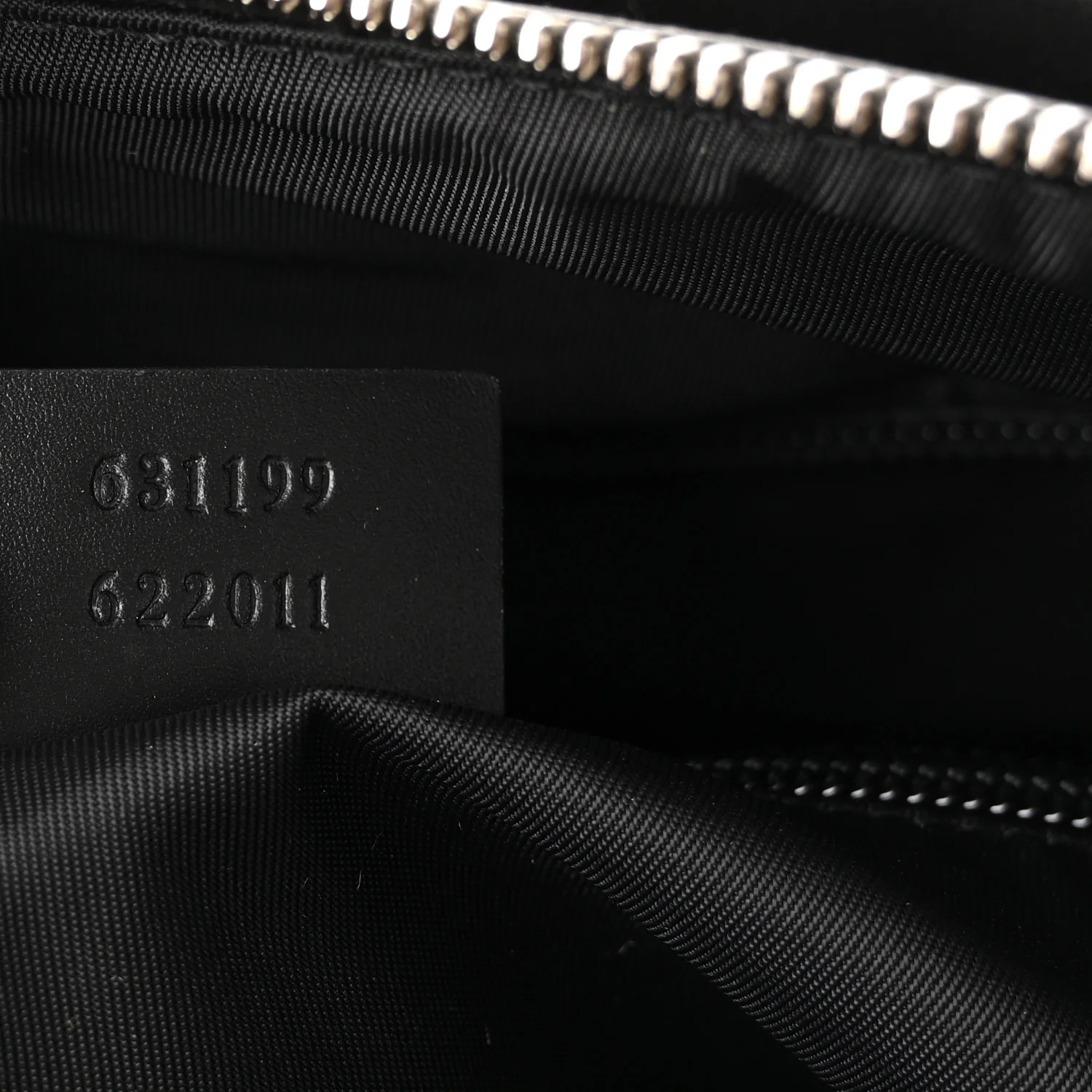 Techno Canvas Selleria Calfskin Web Small Flat Messenger Bag Black - Image 7