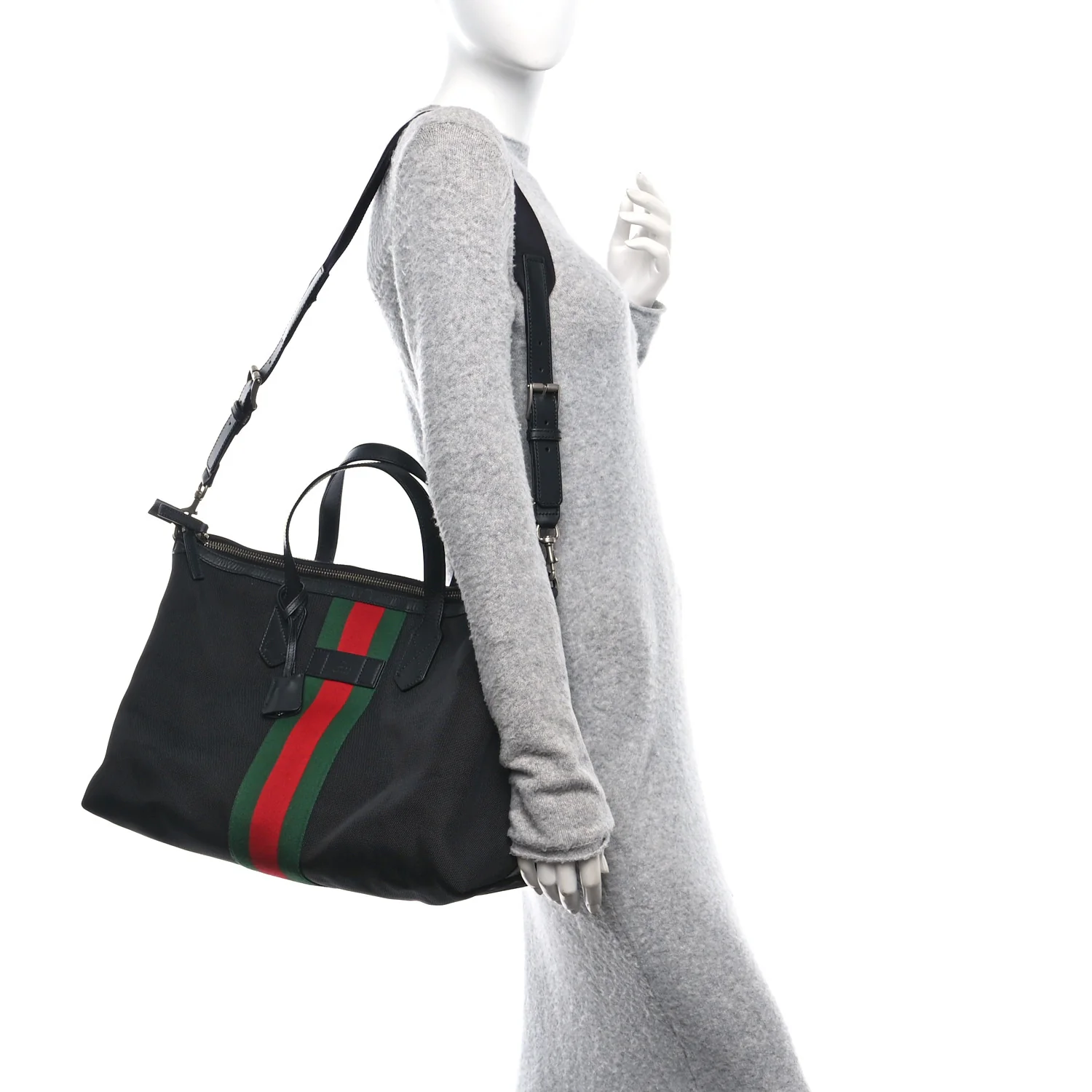 Techno Canvas Web Duffle Black - Image 2