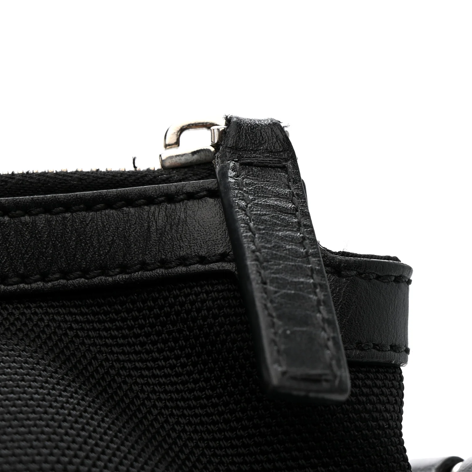 Techno Canvas Web Messenger Bag Black - Image 13