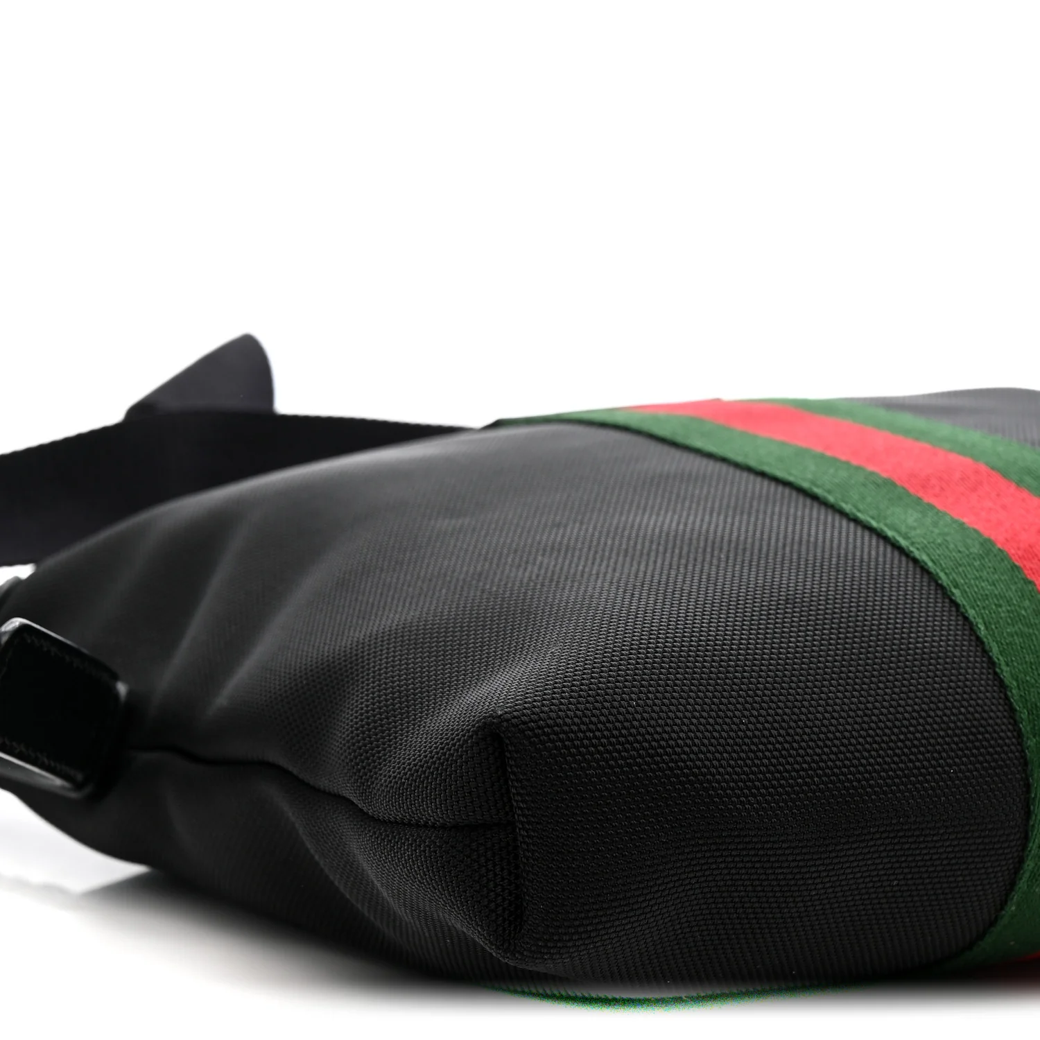 Techno Canvas Web Messenger Bag Black - Image 9