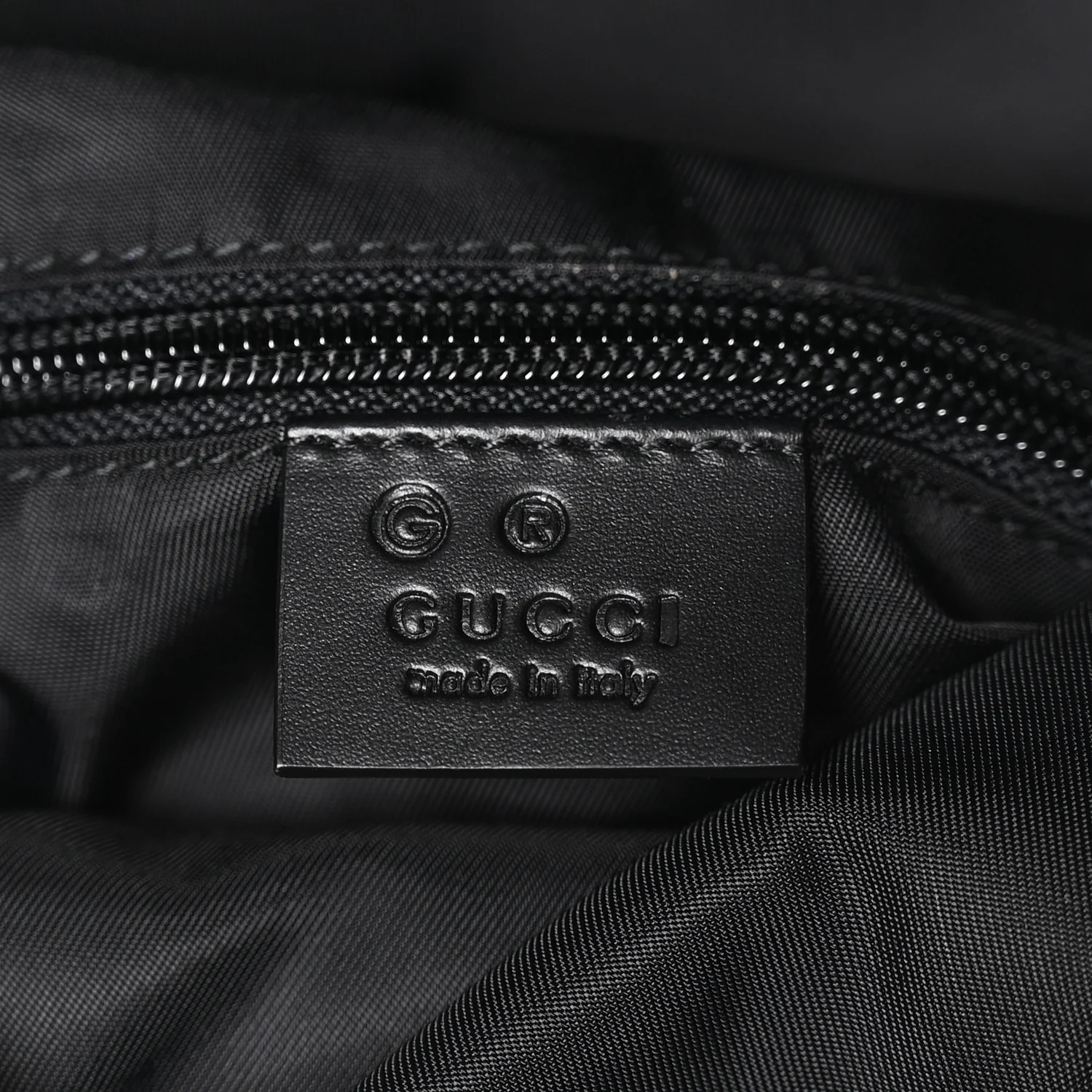 Techno Canvas Web Single Buckle Backpack Black - Image 6