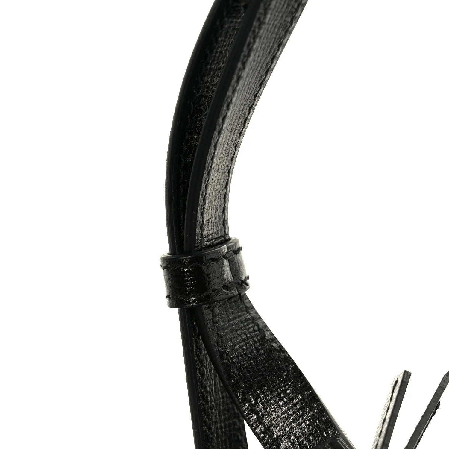 Textured Calfskin Small Horsebit 1955 Shoulder Bag Black - Image 13