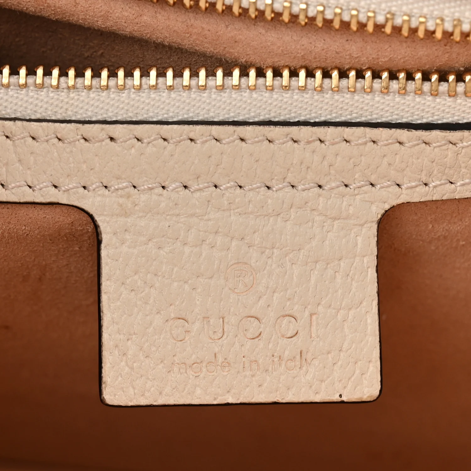 Textured Calfskin Small Ophidia Flap Messenger Bag Mystic White - Image 6