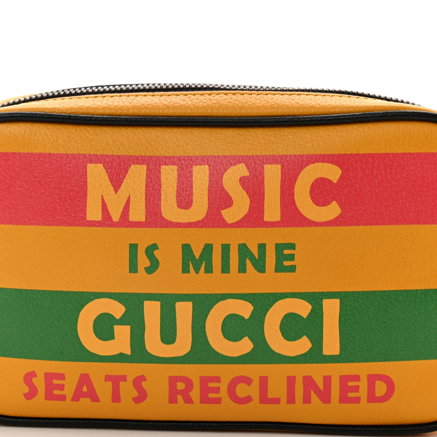 Textured Dollar Calfskin Music is Mine Belt Bag 95 38 Crop Multicolor Black - Image 7