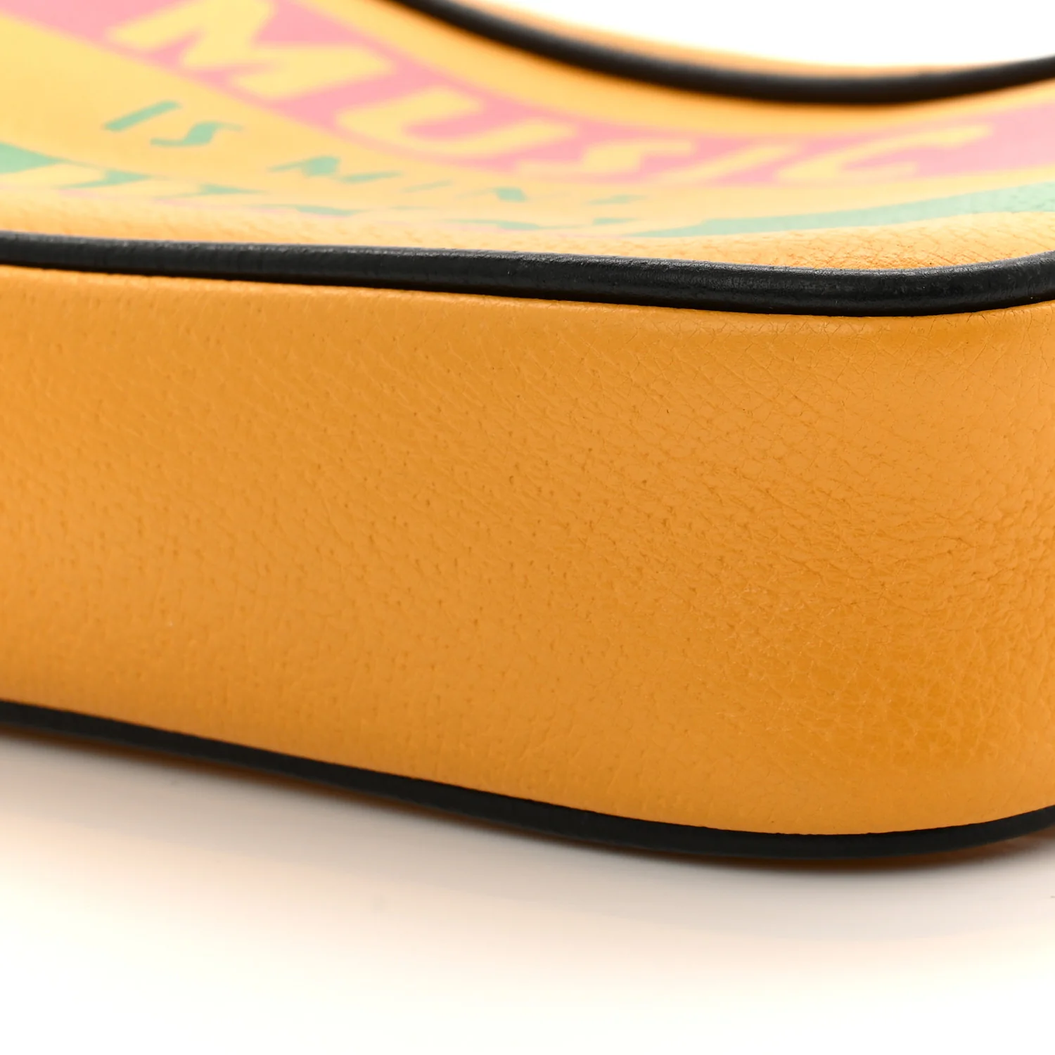 Textured Dollar Calfskin Music is Mine Belt Bag 95 38 Crop Multicolor Black - Image 9