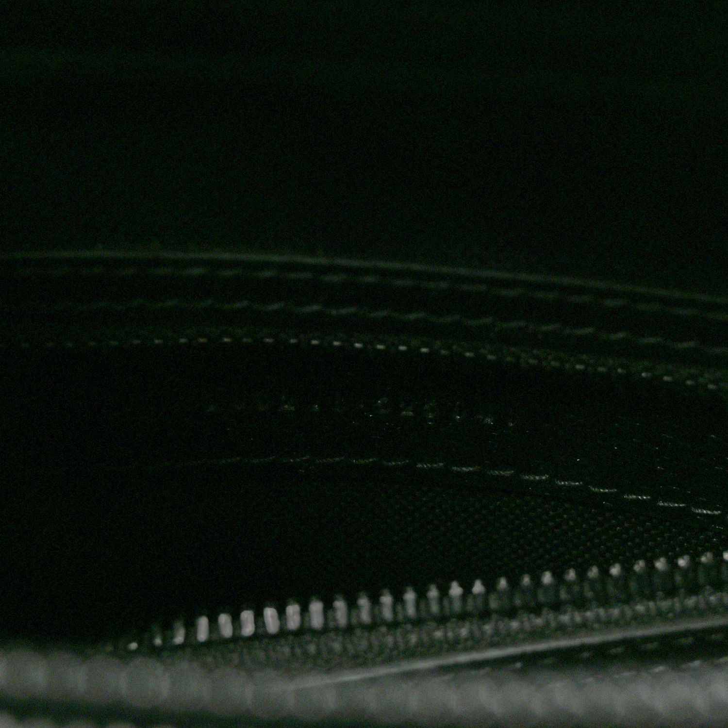 Textured Dollar Calfskin Web Monochrome Large Diana Tote Bag Black - Image 7