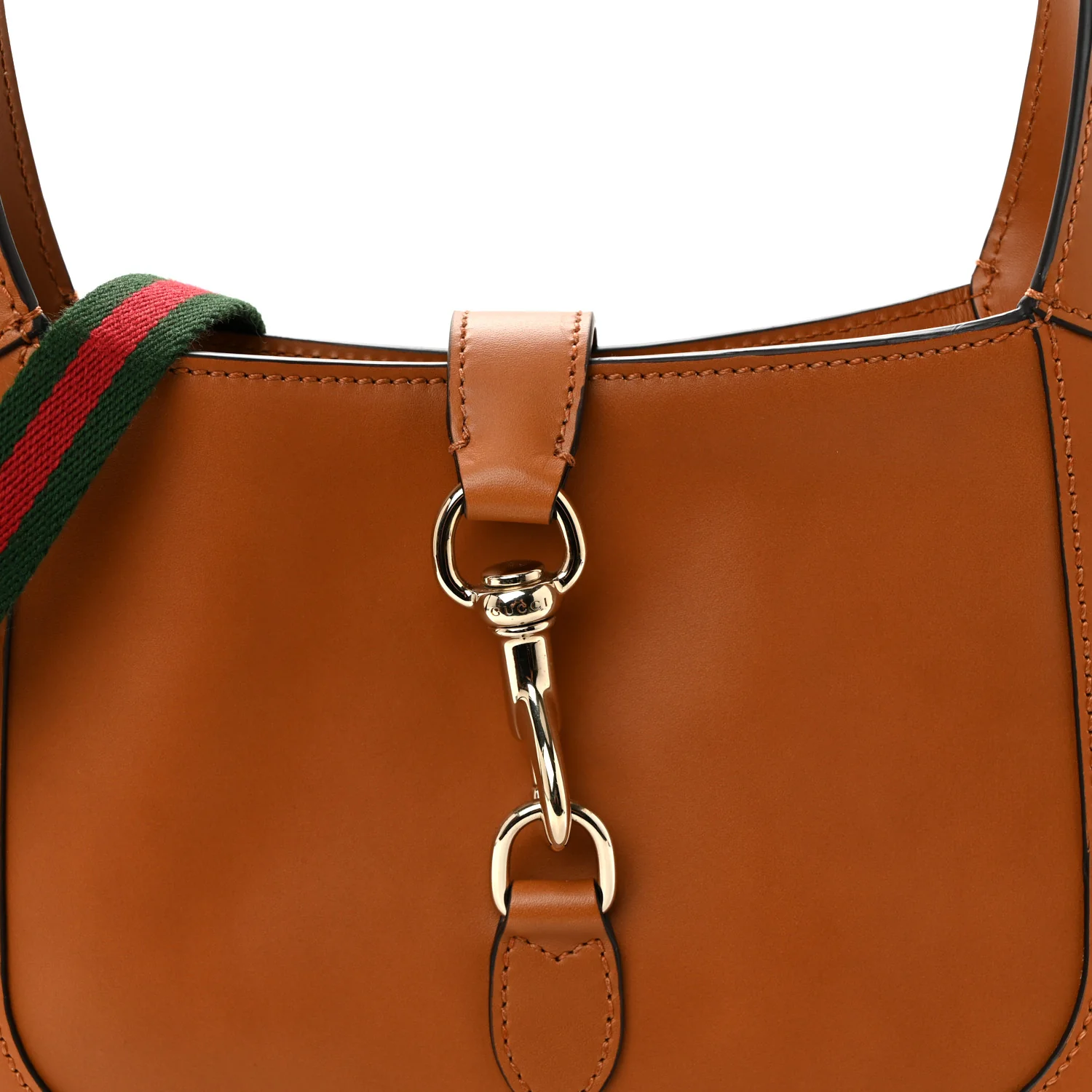 Tritone Calfskin Small Jackie 1961 Hobo Harness Brown - Image 8