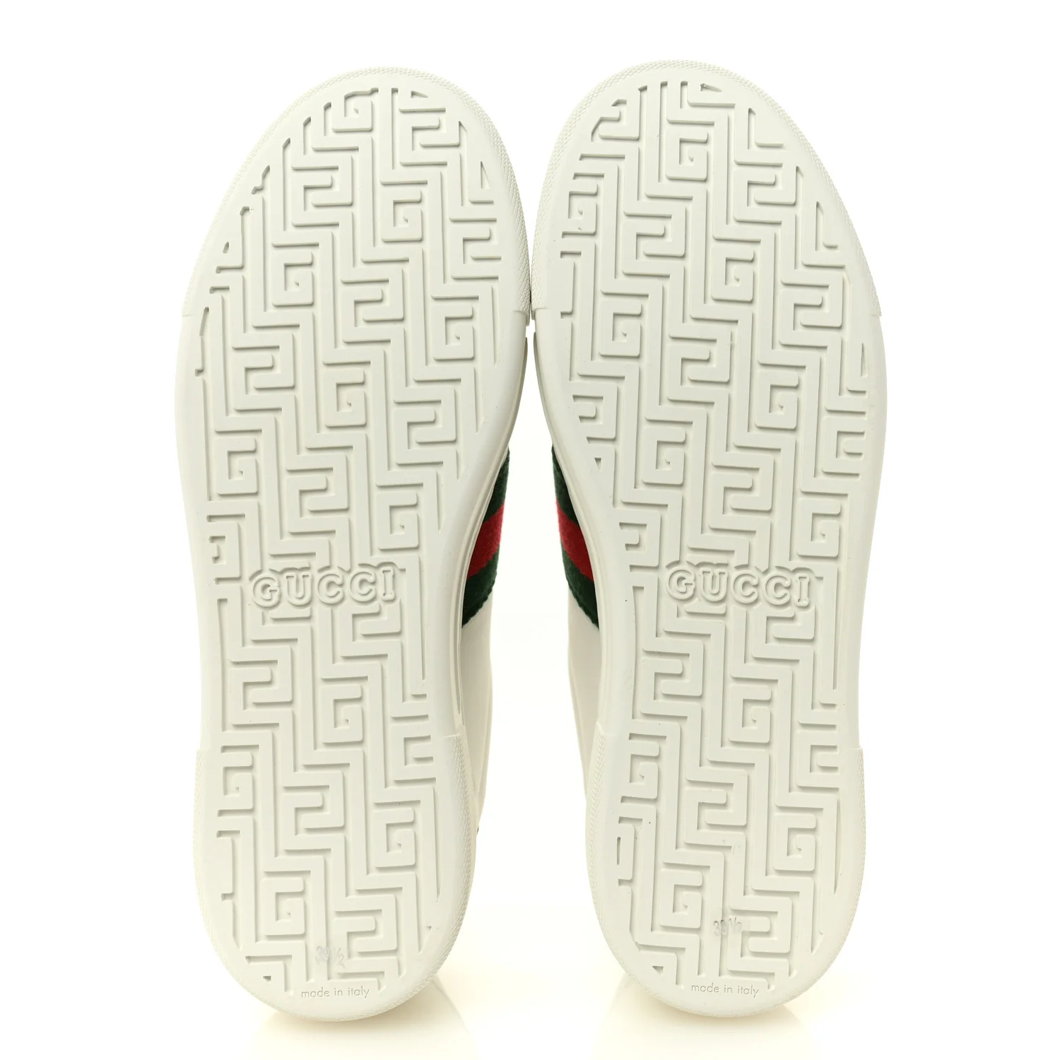 Ultralight Plume Calfskin Web Womens Ace Platform Sneakers 39.5 White - Image 6