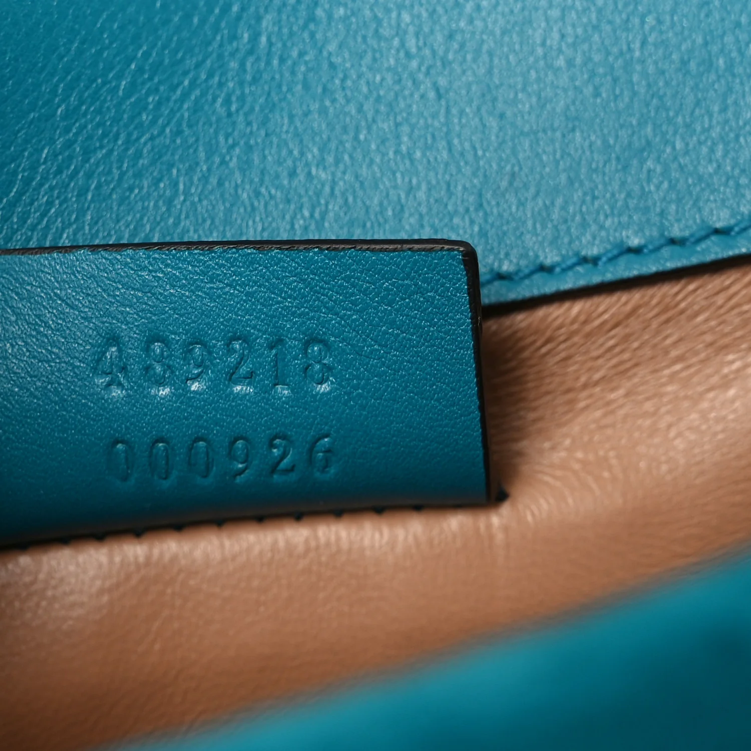 Velvet Crystal Mini Bee Broadway Shoulder Bag Pavone Cyan - Image 7