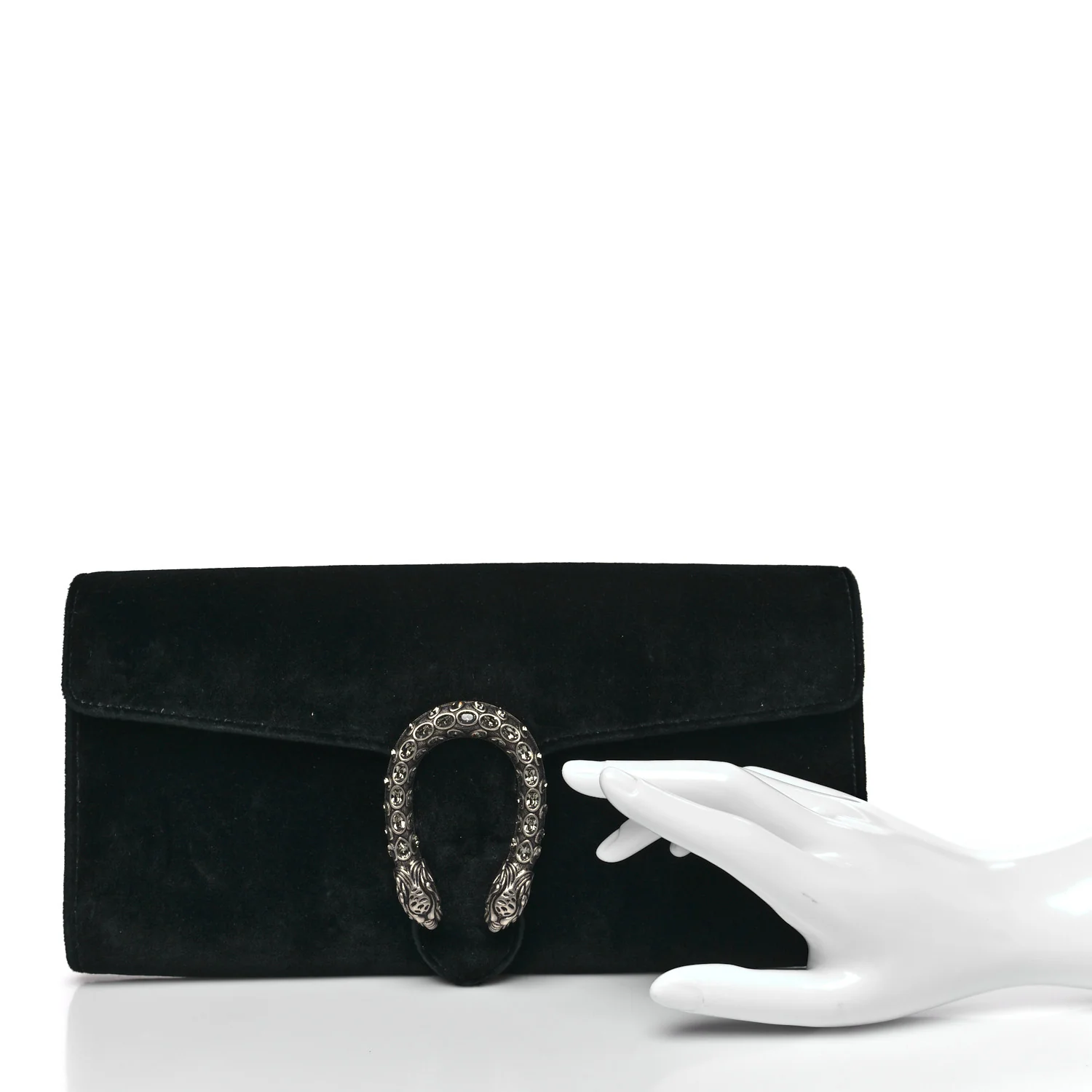 Velvet Dionysus Clutch Black - Image 2
