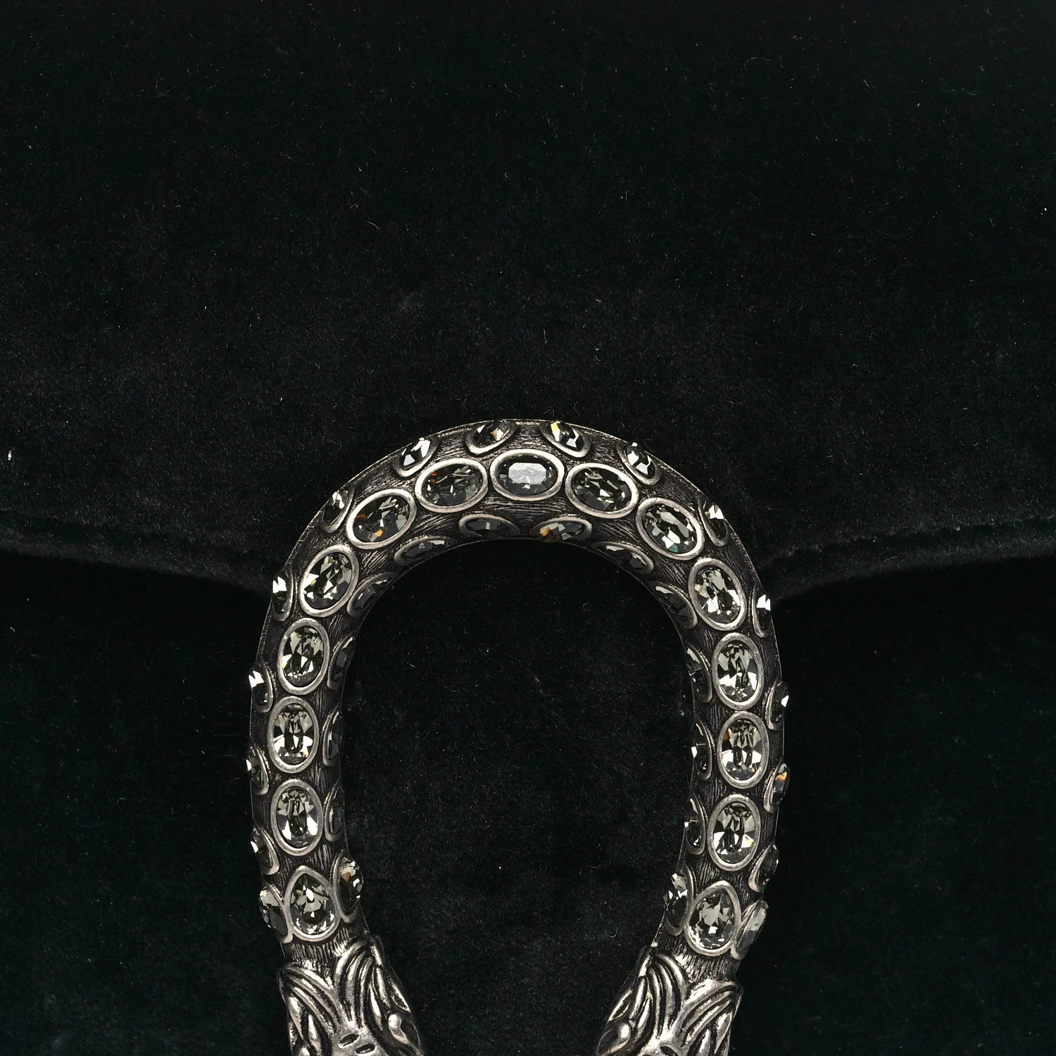 Velvet Dionysus Clutch Black - Image 8