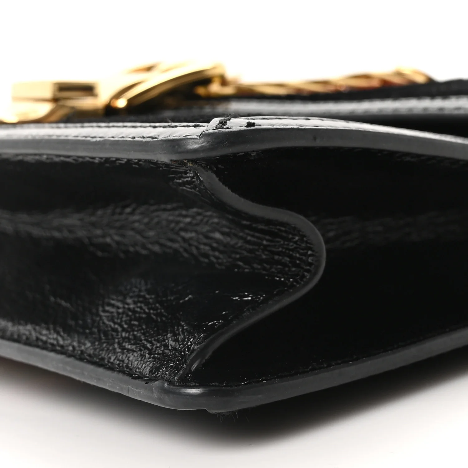 Velvet GG Monogram Small Sylvie Shoulder Bag Black - Image 10