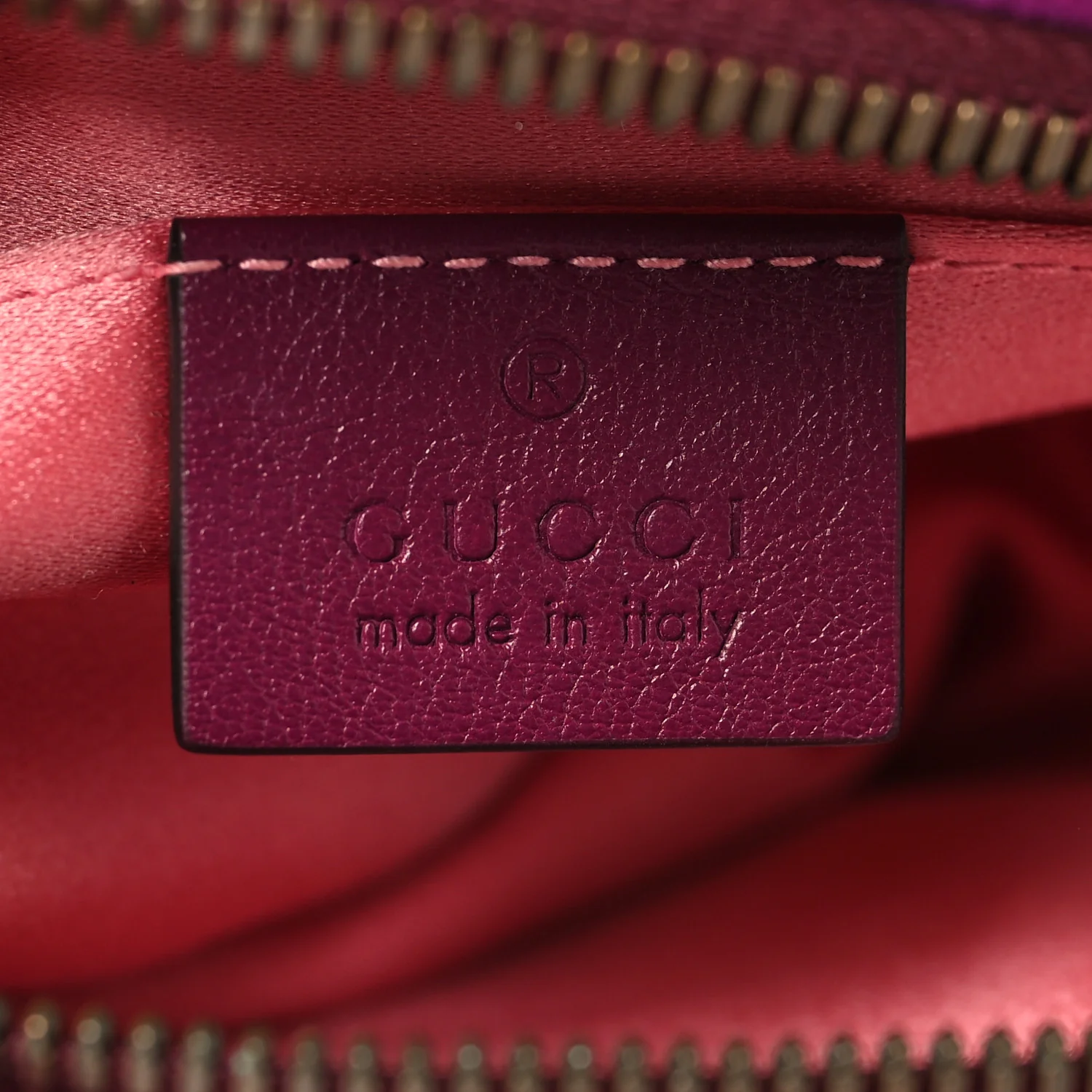 Velvet Matelasse GG Marmont Belt Bag 85 34 Fuchsia Violet Cyclamen - Image 6