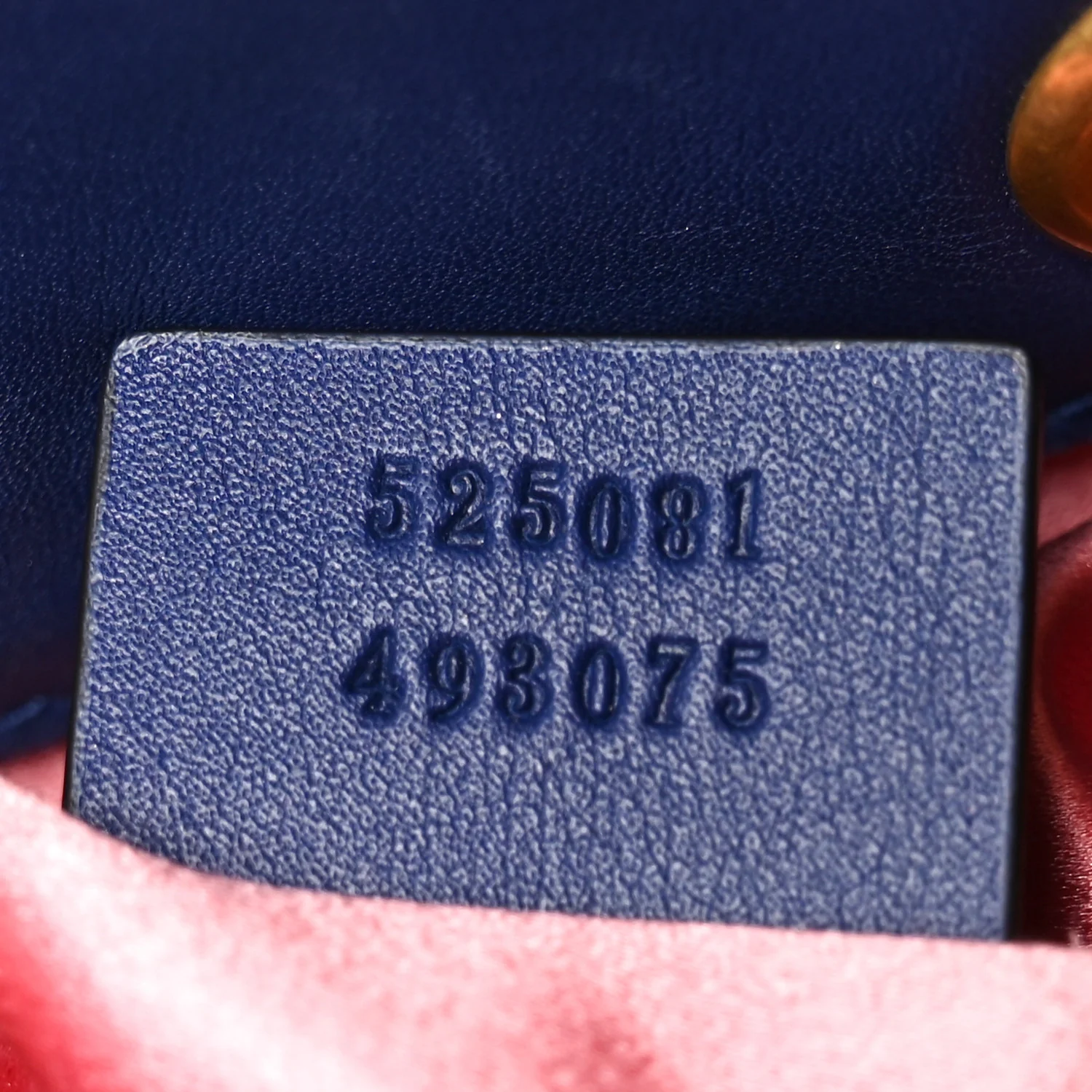 Velvet Matelasse GG Marmont Bucket Bag Cobalt Blue - Image 7