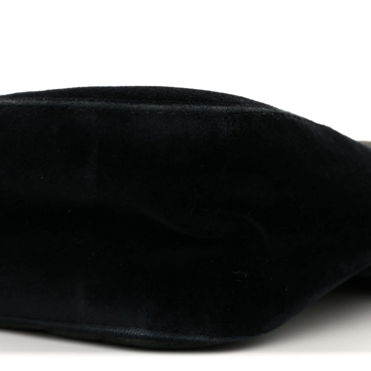 Velvet Matelasse Loved Embroidered Medium GG Marmont Shoulder Bag Black - Image 11