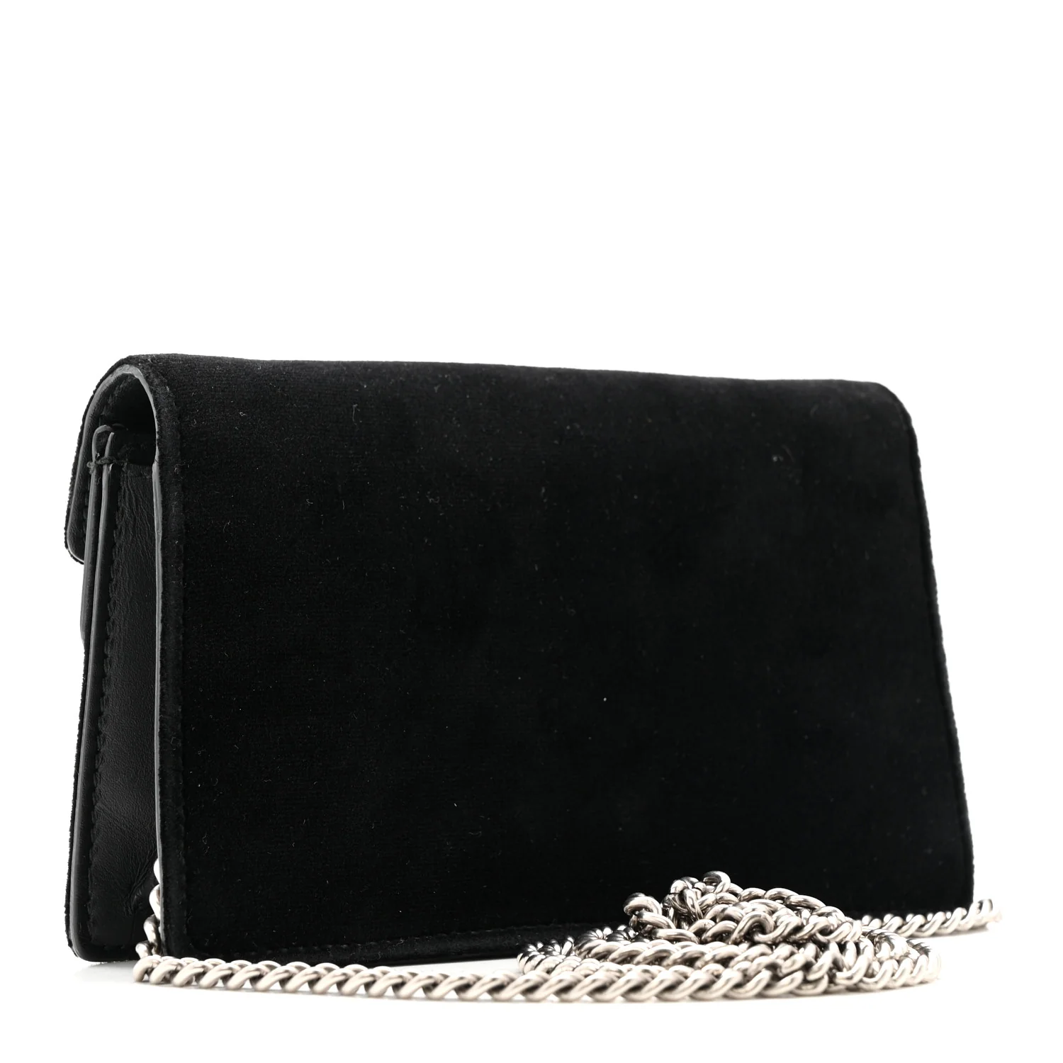 Velvet Super Mini Dionysus Shoulder Bag Black - Image 3