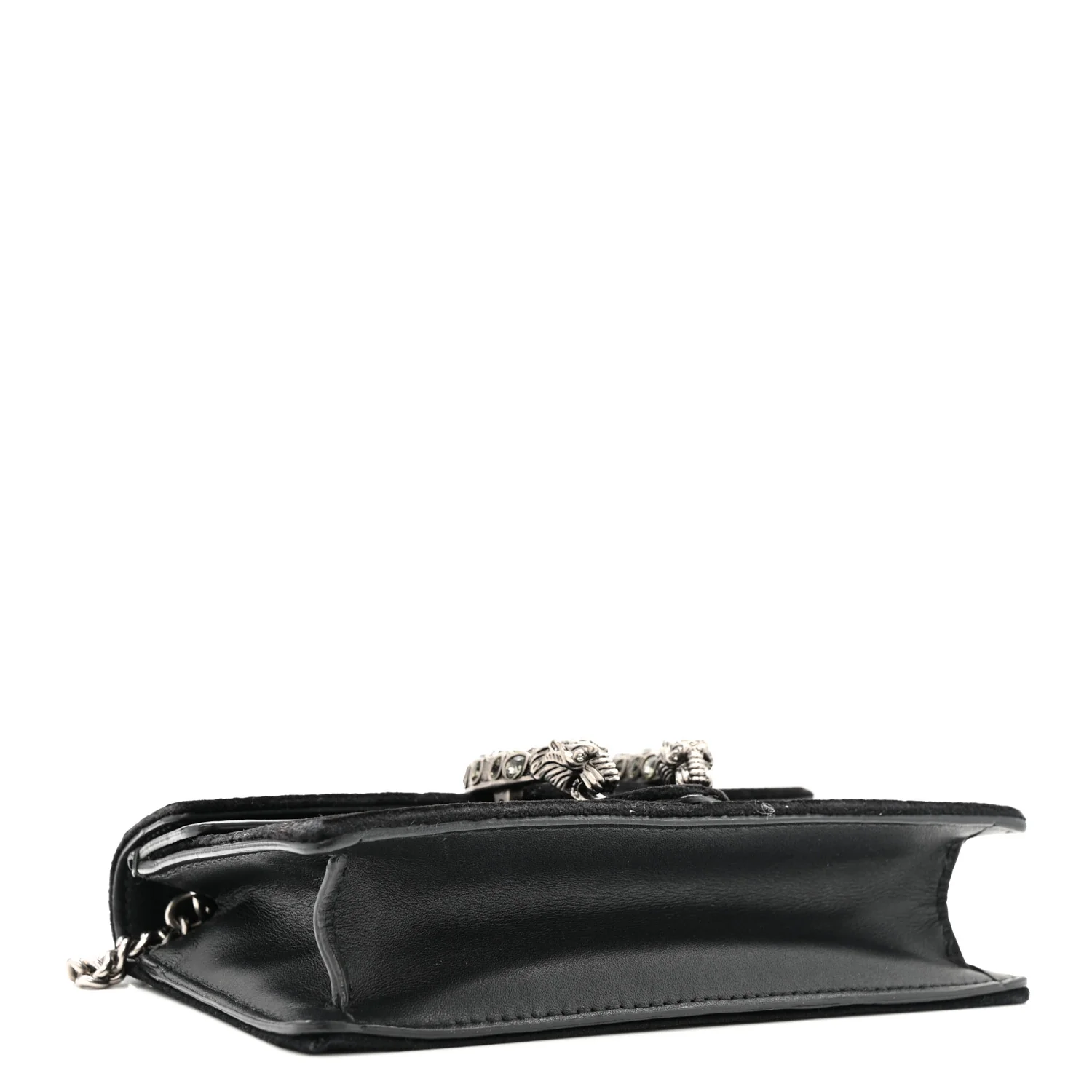 Velvet Super Mini Dionysus Shoulder Bag Black - Image 4