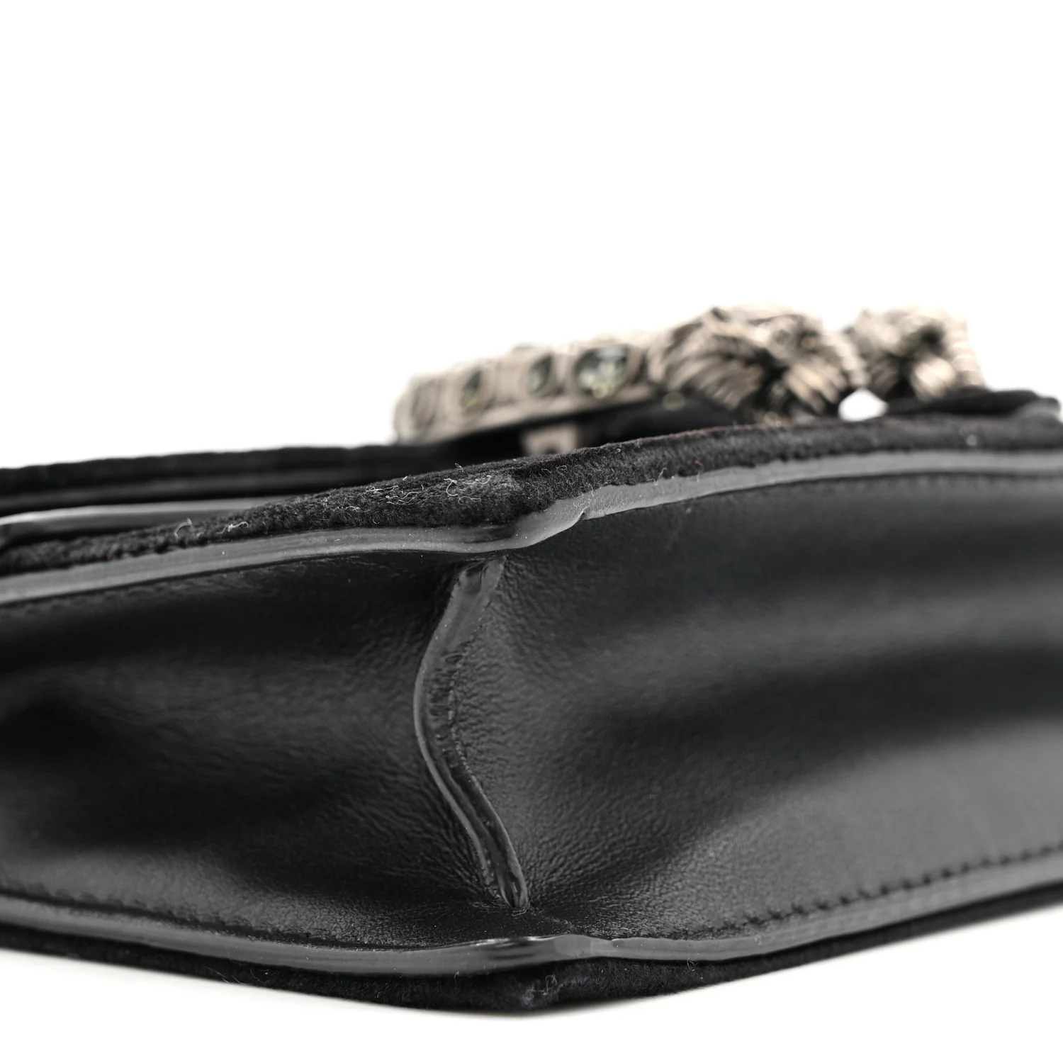 Velvet Super Mini Dionysus Shoulder Bag Black - Image 8