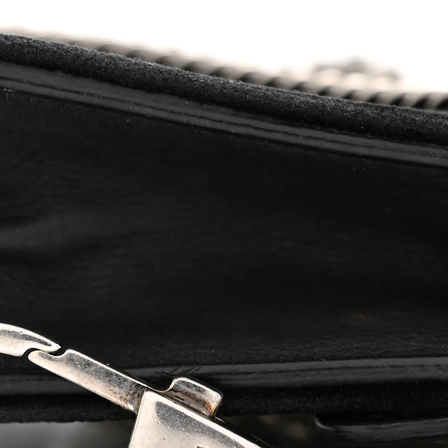 Velvet Super Mini Dionysus Shoulder Bag Black - Image 11