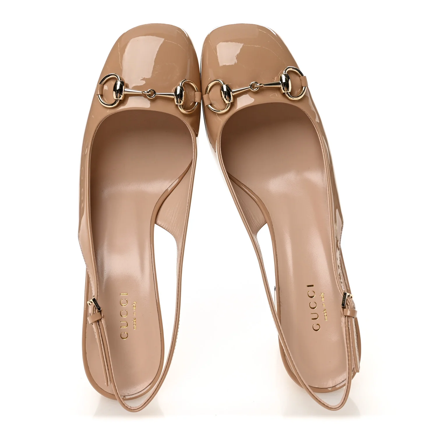 Vernice Crystal Horsebit Lady Slingback Pumps 39.5 Pink Sand - Image 2