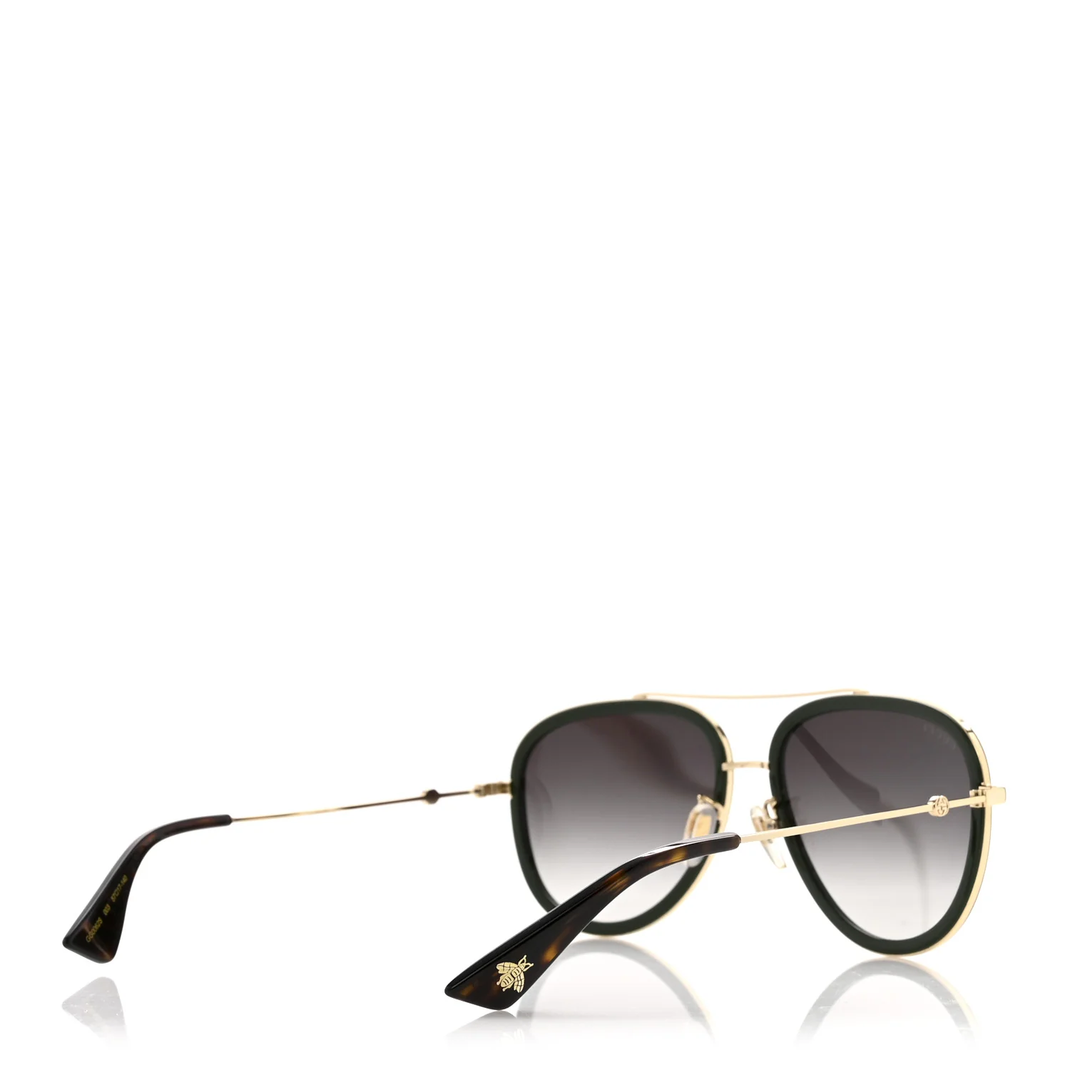 Web Aviator Sunglasses GG0062S Green Red - Image 4