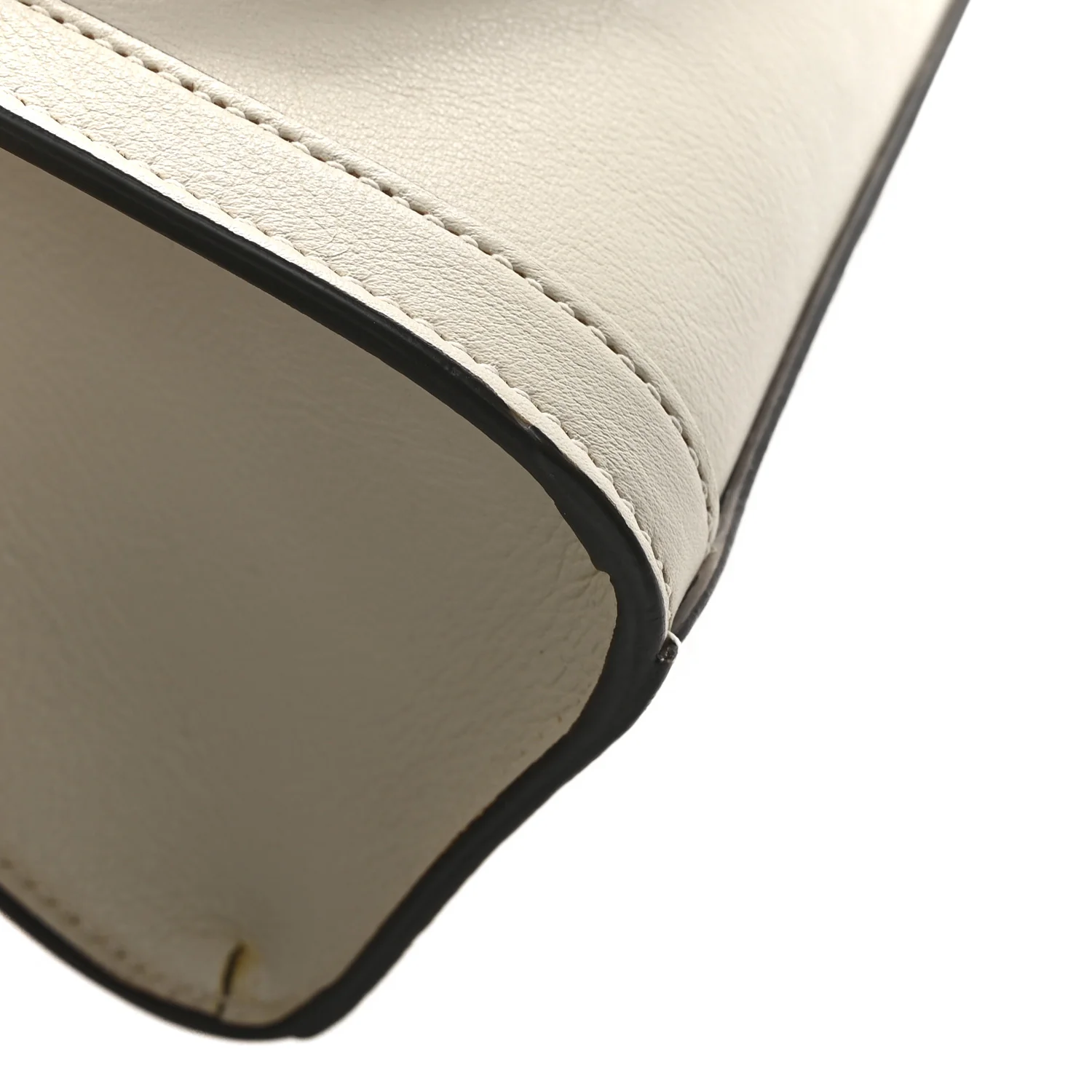 Wonka Grain Calfskin Mini Diana Tote Bag Mystic White - Image 12