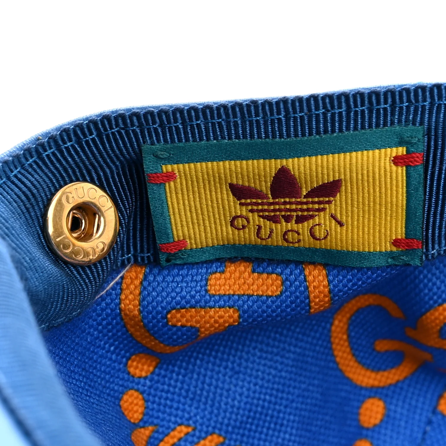 X ADIDAS Lambskin Trefoil Stefanos Baseball Hat S Blue - Image 8