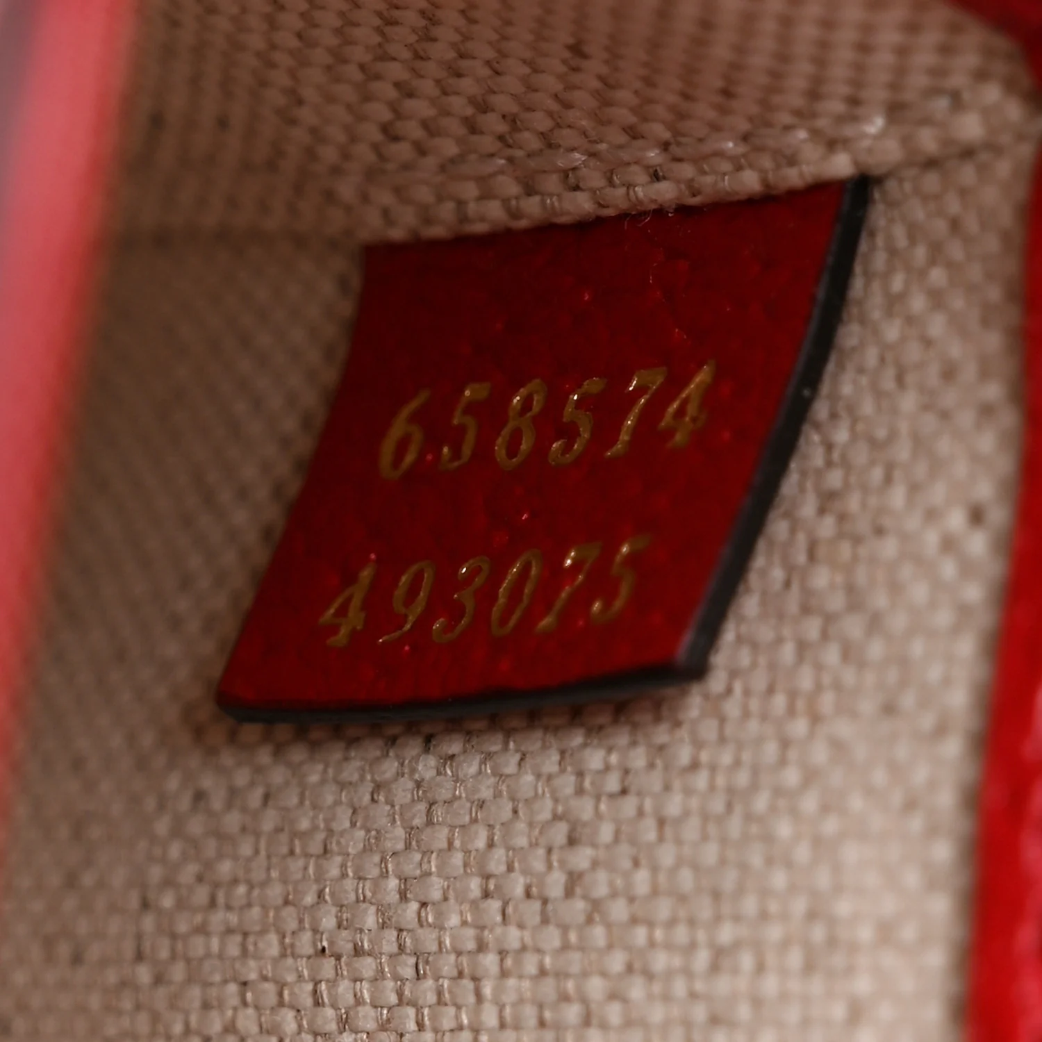 X ADIDAS Textured Dollar Calfskin Web Trefoil Mini Horsebit 1955 Shoulder Bag Hibiscus Red Off White - Image 7