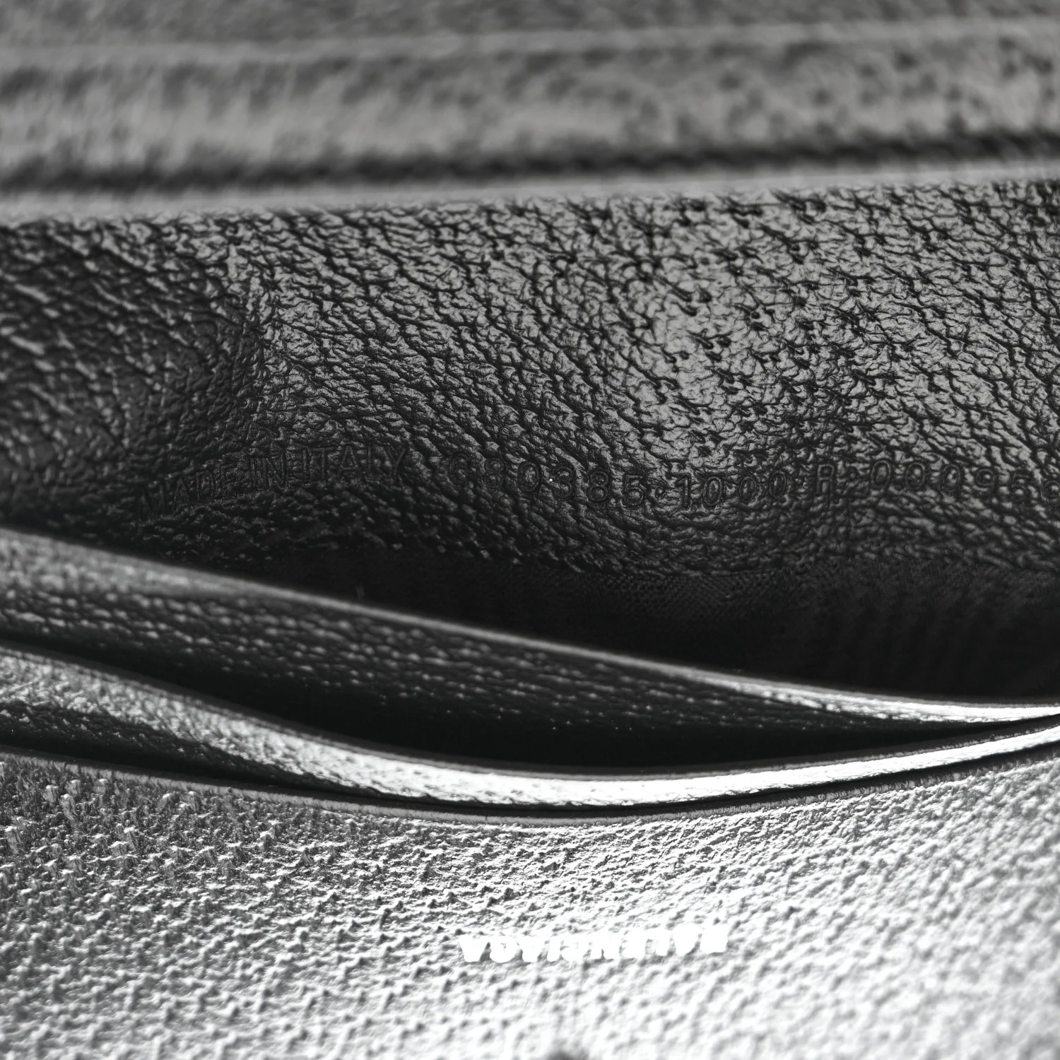 X BALENCIAGA BB Monogram Web Ophidia Card Case Wallet Black - Image 7