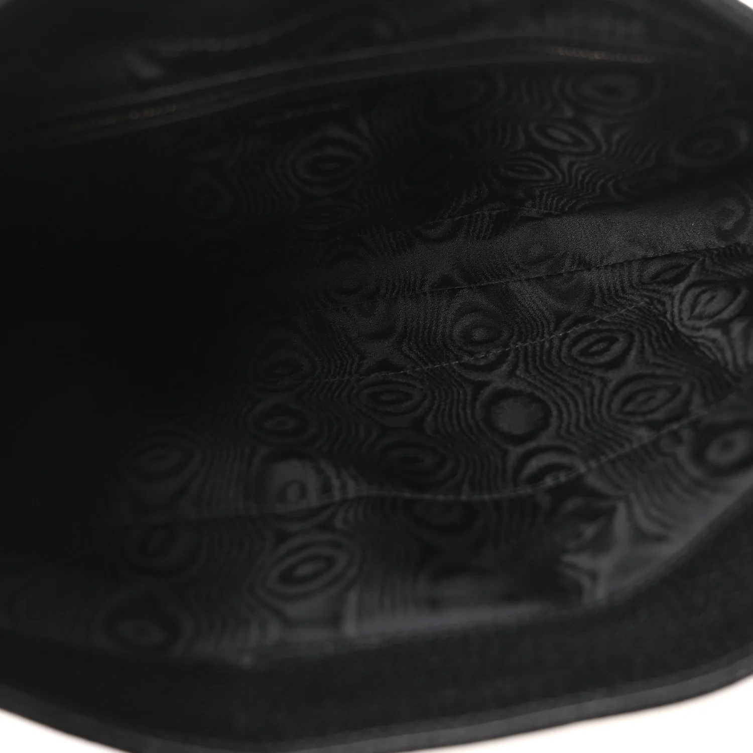 X BALENCIAGA Supreme Monogram Calfskin Web Medium Jackie 1961 Hobo Black - Image 5