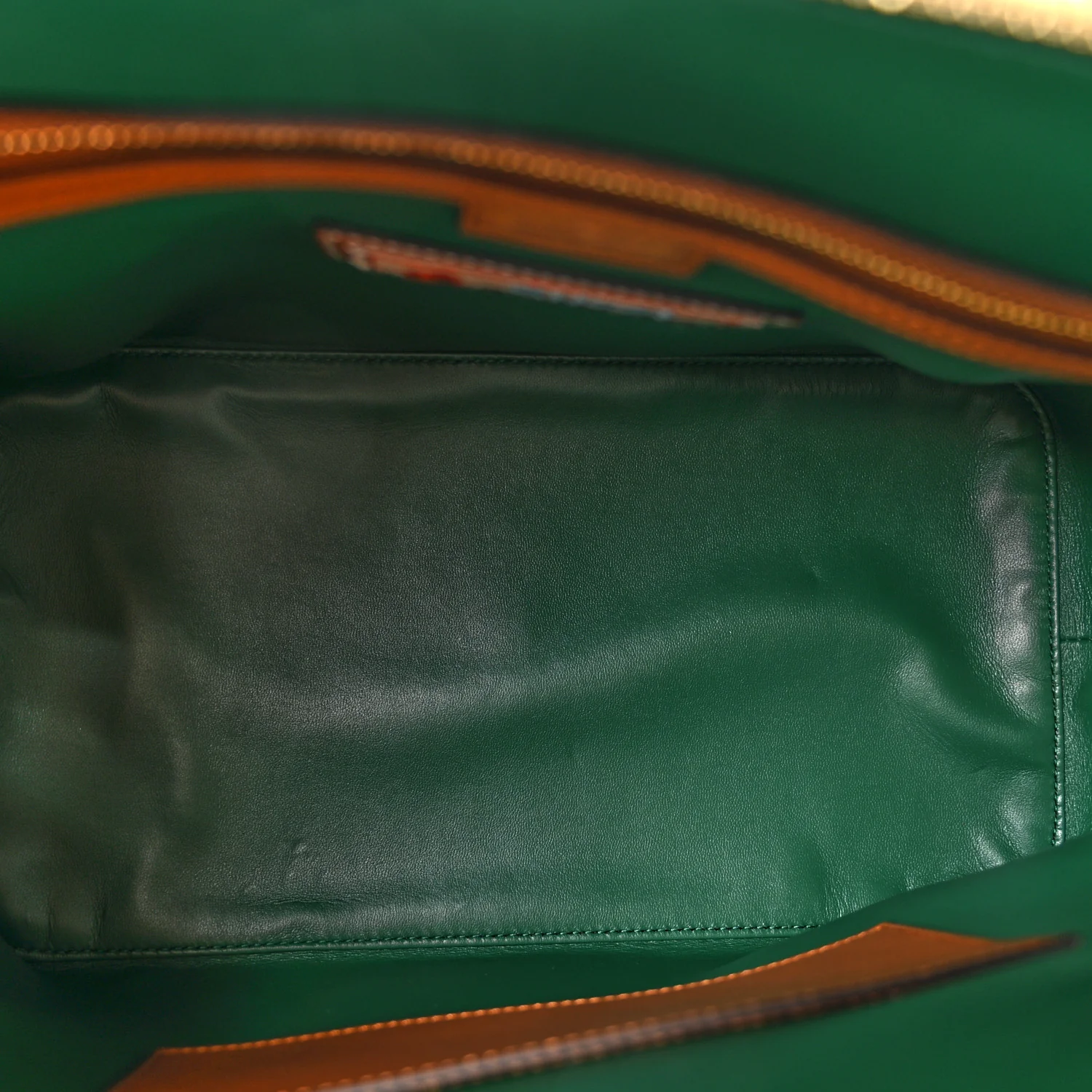 X DANS LE VERT Calfskin Snakeskin Medium Top Handle Dome Bag Brown Multicolor - Image 5