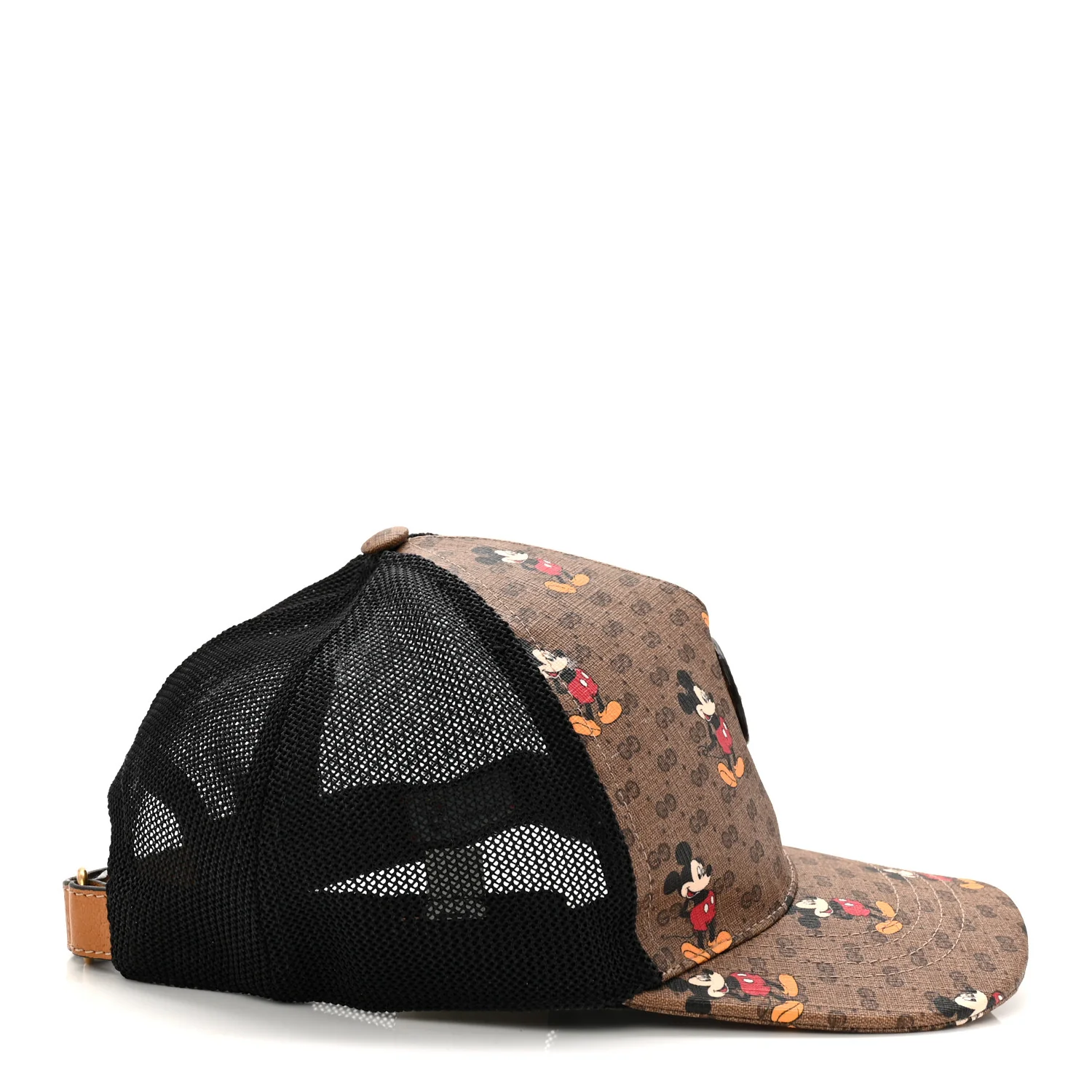 X DISNEY Mini Vintage GG Supreme Monogram Mickey Mouse Baseball Hat XL Beige Vintage Sun Oil - Image 5