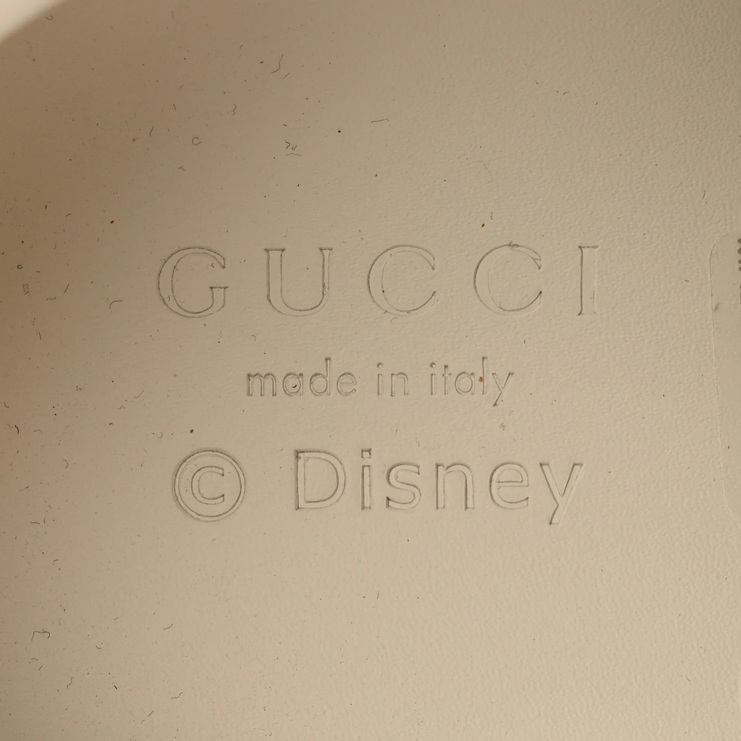 X DISNEY Mini Vintage GG Supreme Monogram Mickey Mouse Womens Ace Sneakers 35 Beige Vintage Sun Oil - Image 8