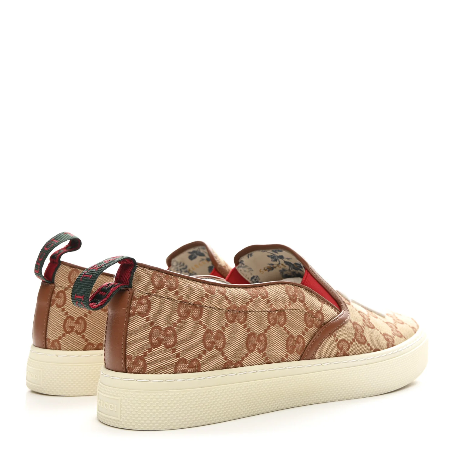 X MLB GG Monogram NY Yankees Embroidered Mens Slip On Sneakers 8 Beige Ruggine Rust - Image 5