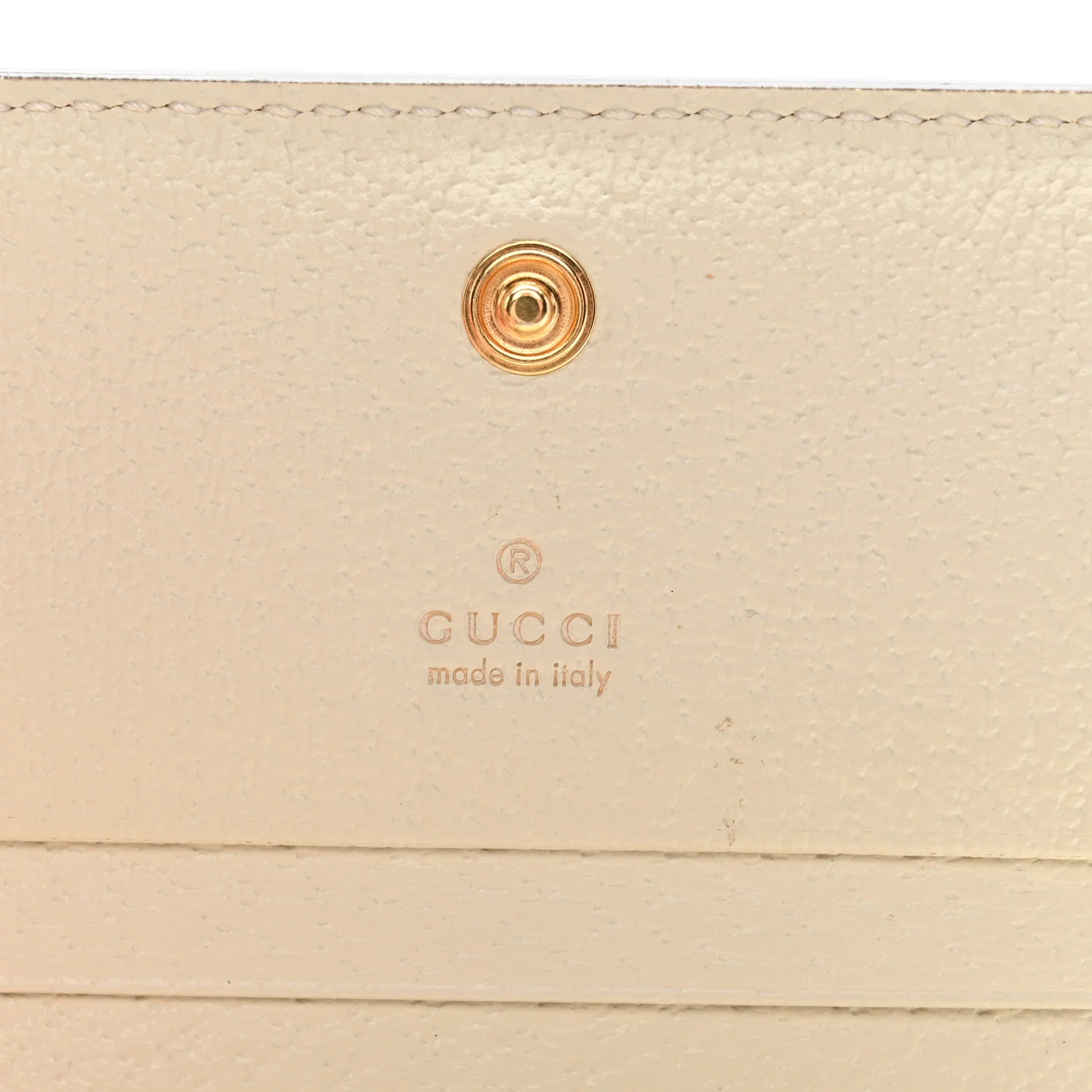 X PIKARAR Kawaii GG Supreme Monogram Animal Print Card Case Wallet Beige Ebony White Multicolor - Image 6
