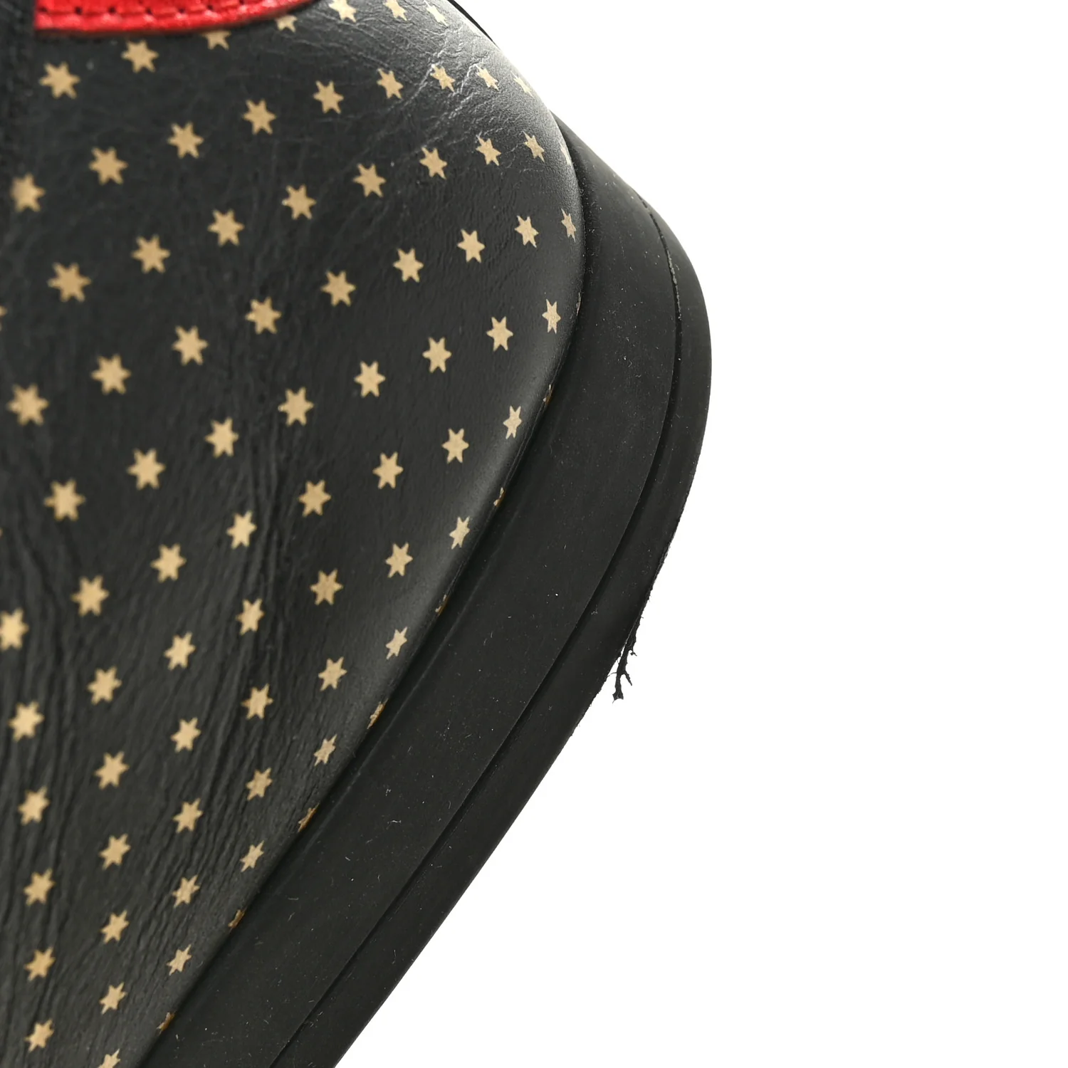 X SEGA Calfskin GUCCY Stars Mens Falacer Sneakers 12 Black - Image 11