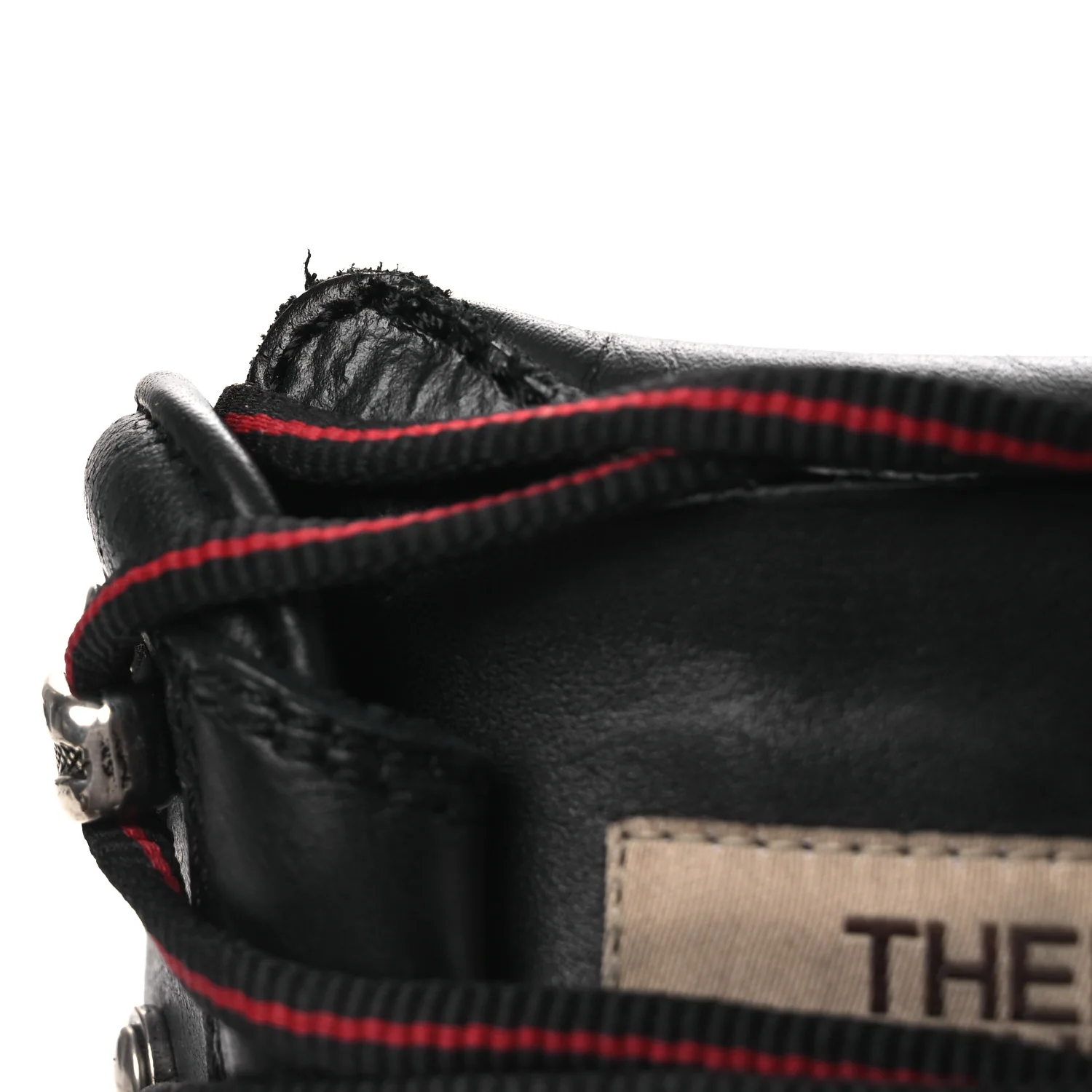 X THE NORTH FACE Calfskin Womens Hiking Ankle Boots 37.5 Black - Image 11