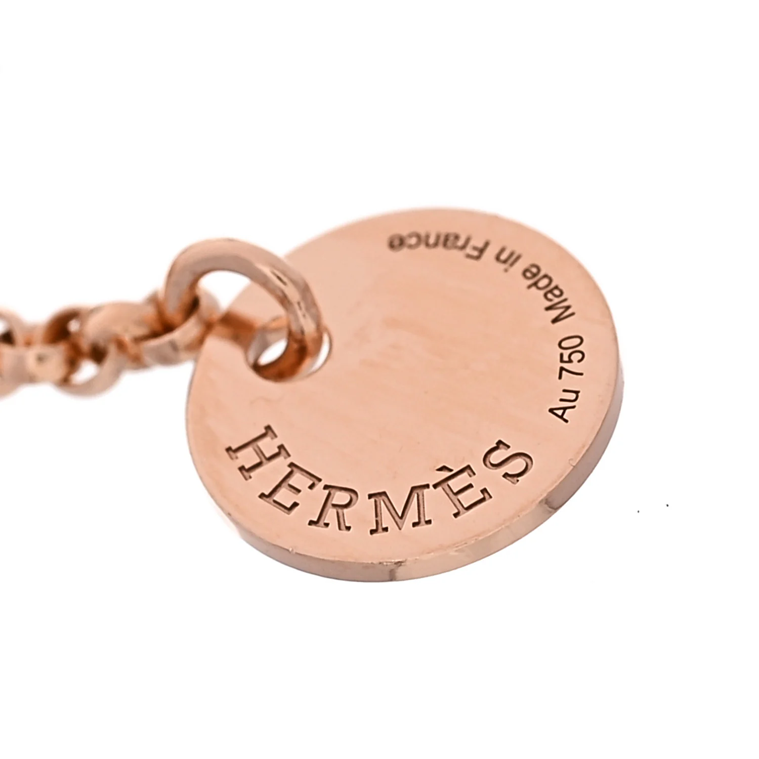 18K Rose Gold Diamond Clou d'H Bracelet - Image 3