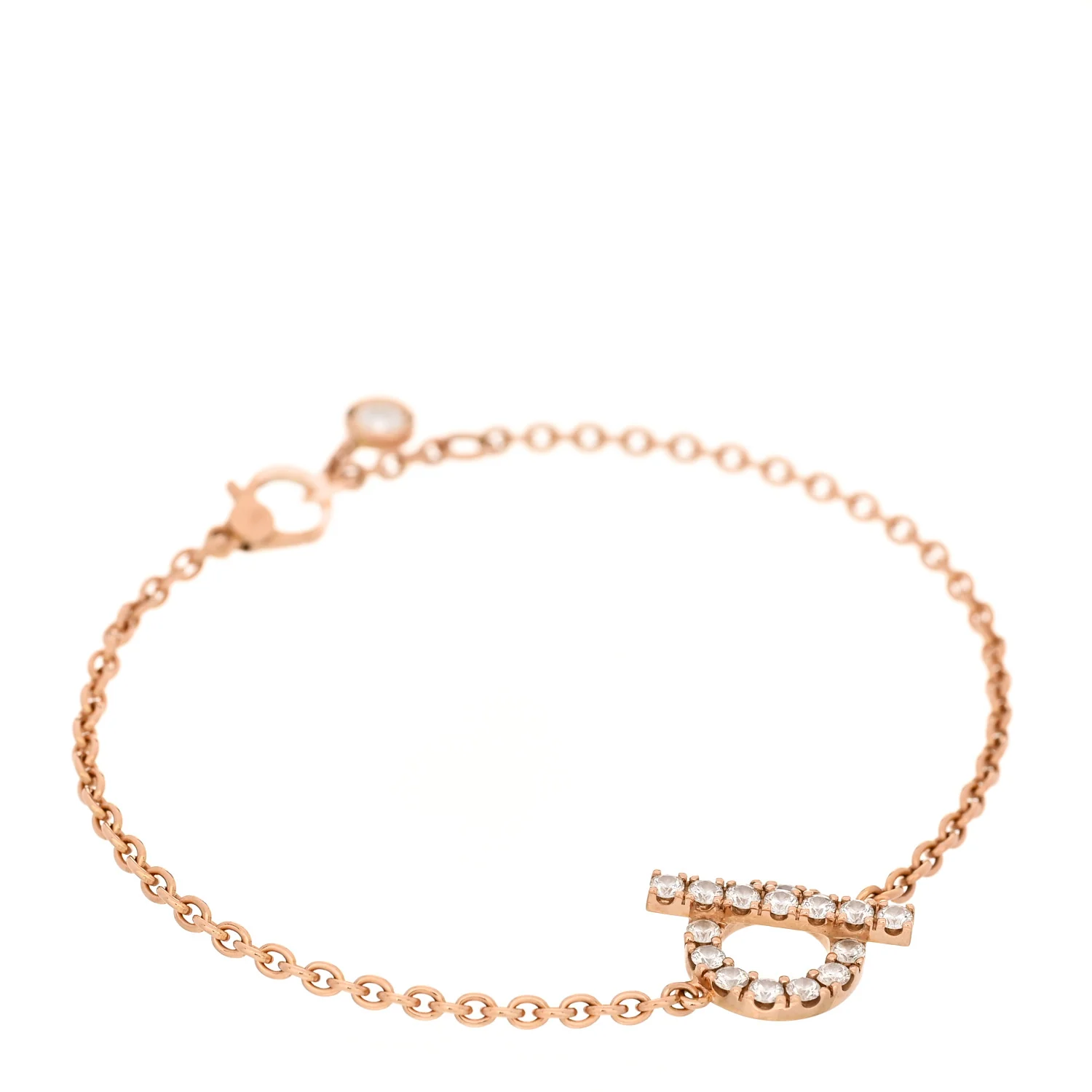 18K Rose Gold Diamond Finesse Bracelet SH