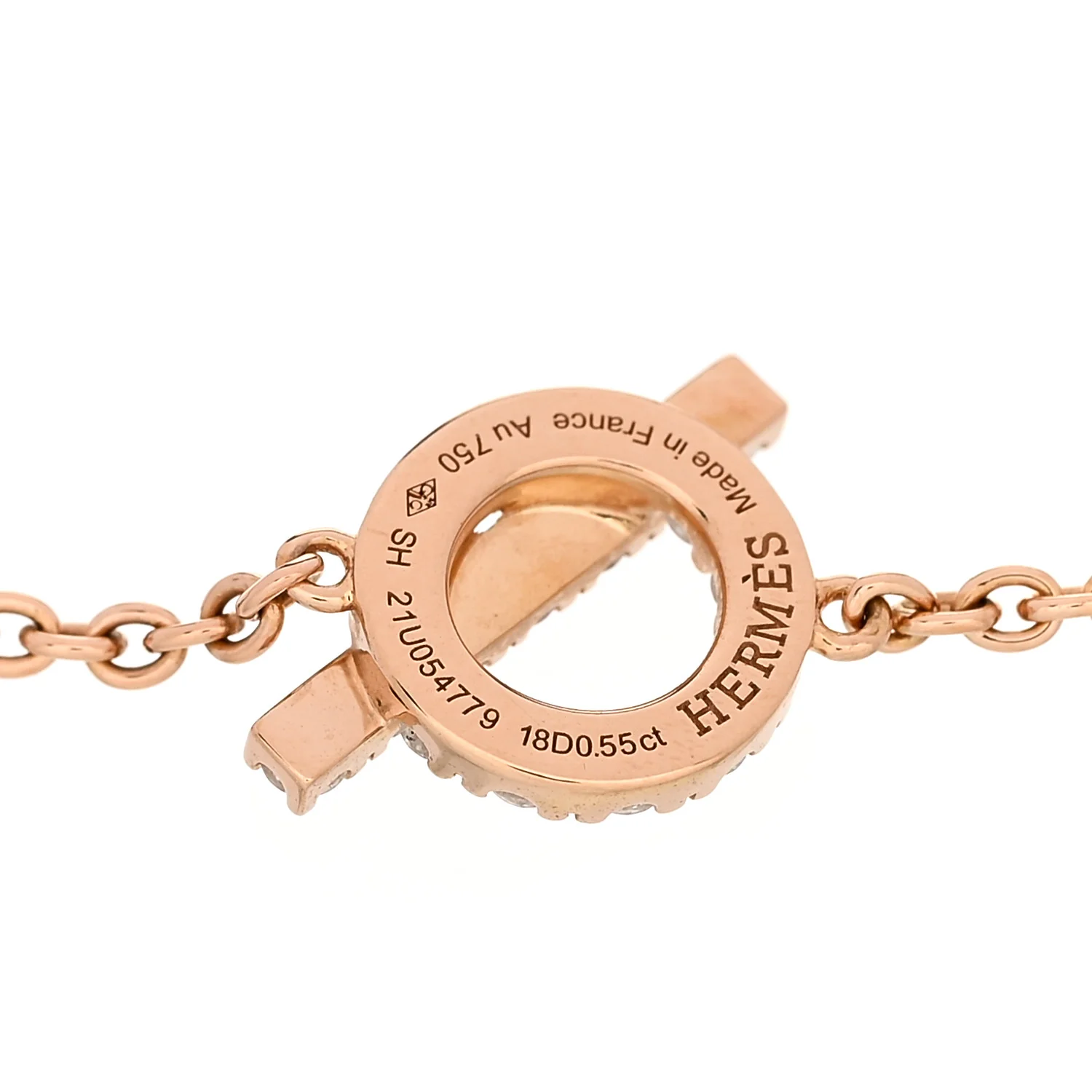 18K Rose Gold Diamond Finesse Bracelet SH - Image 3