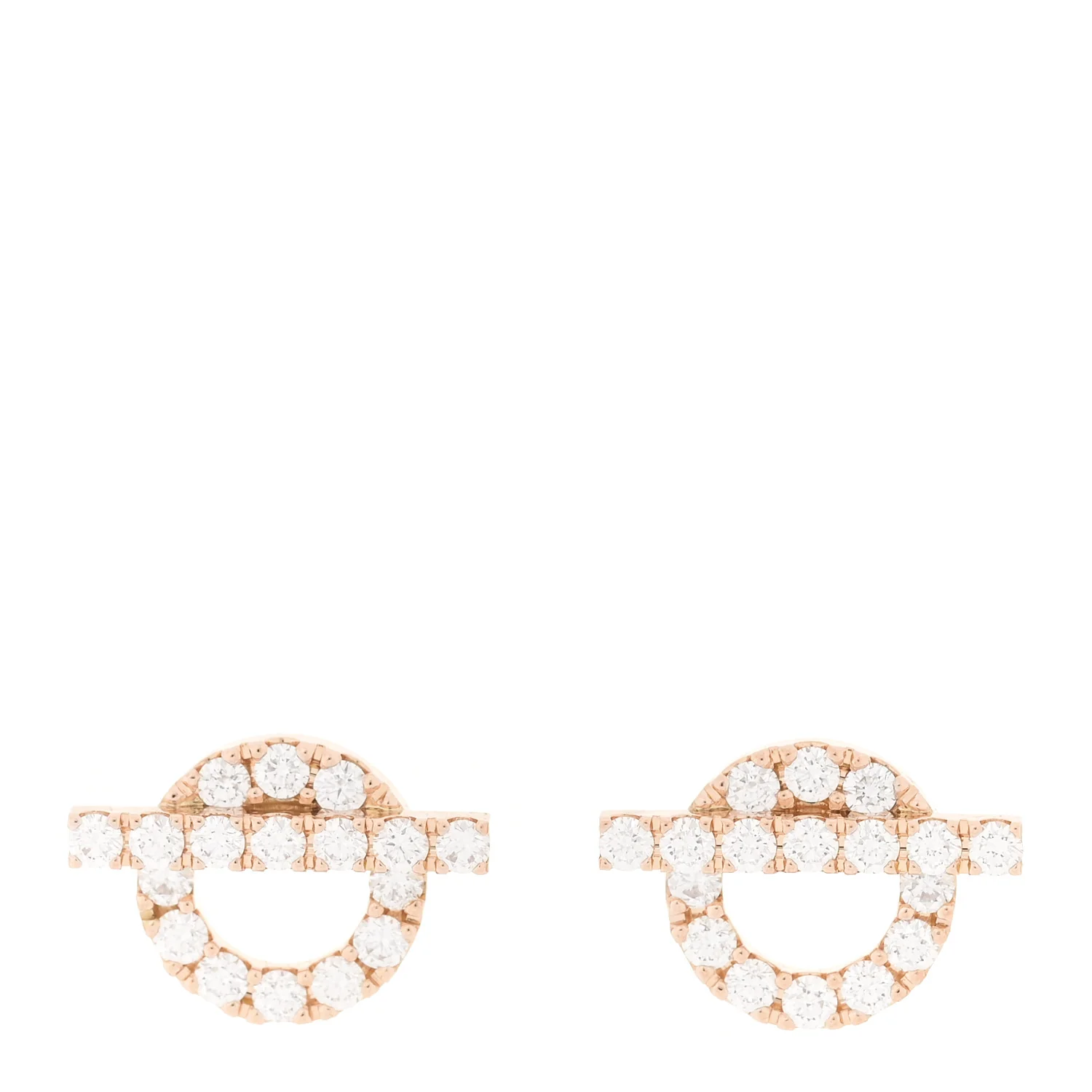 18K Rose Gold Diamond Finesse Earrings