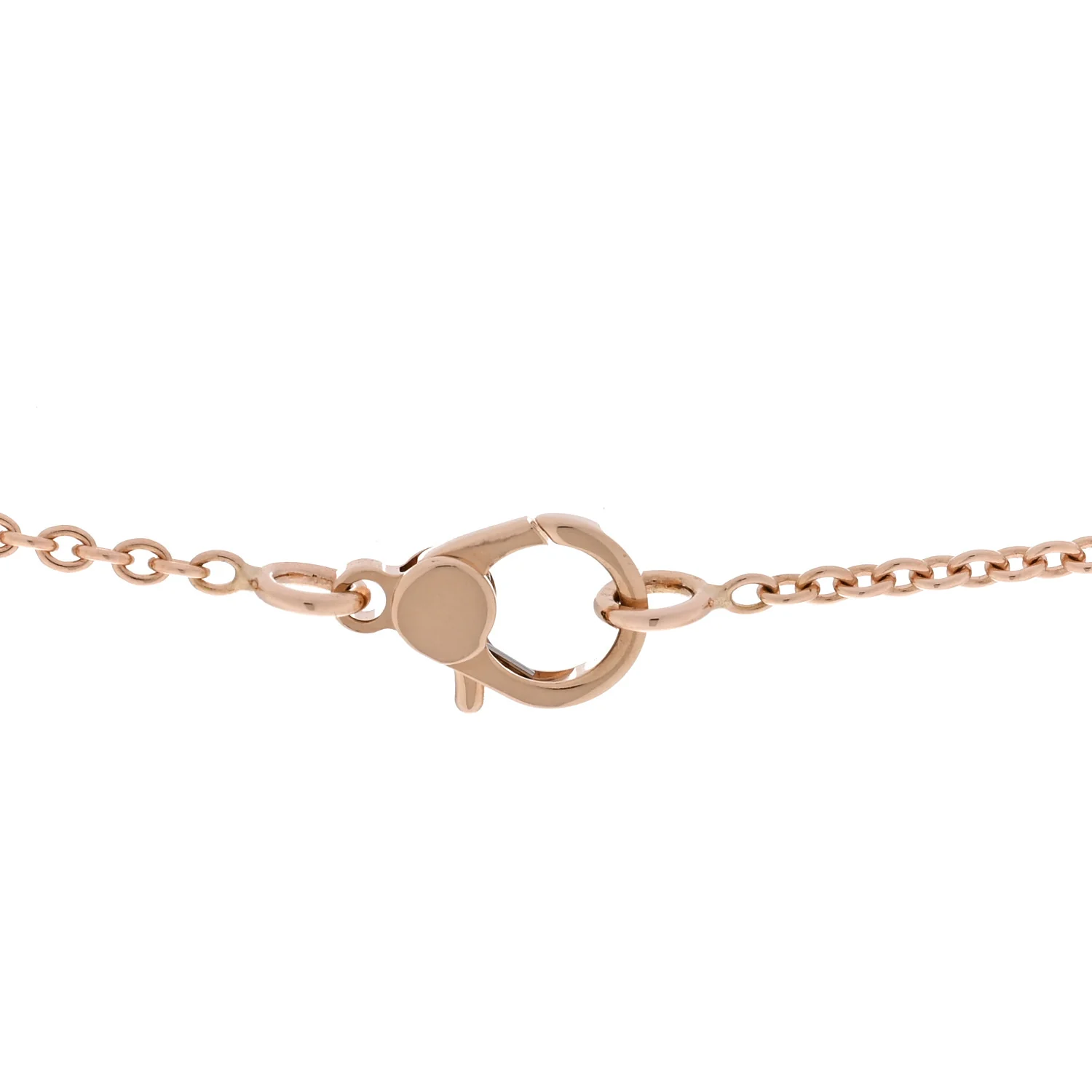 18K Rose Gold Diamond Finesse Pendant Necklace - Image 4