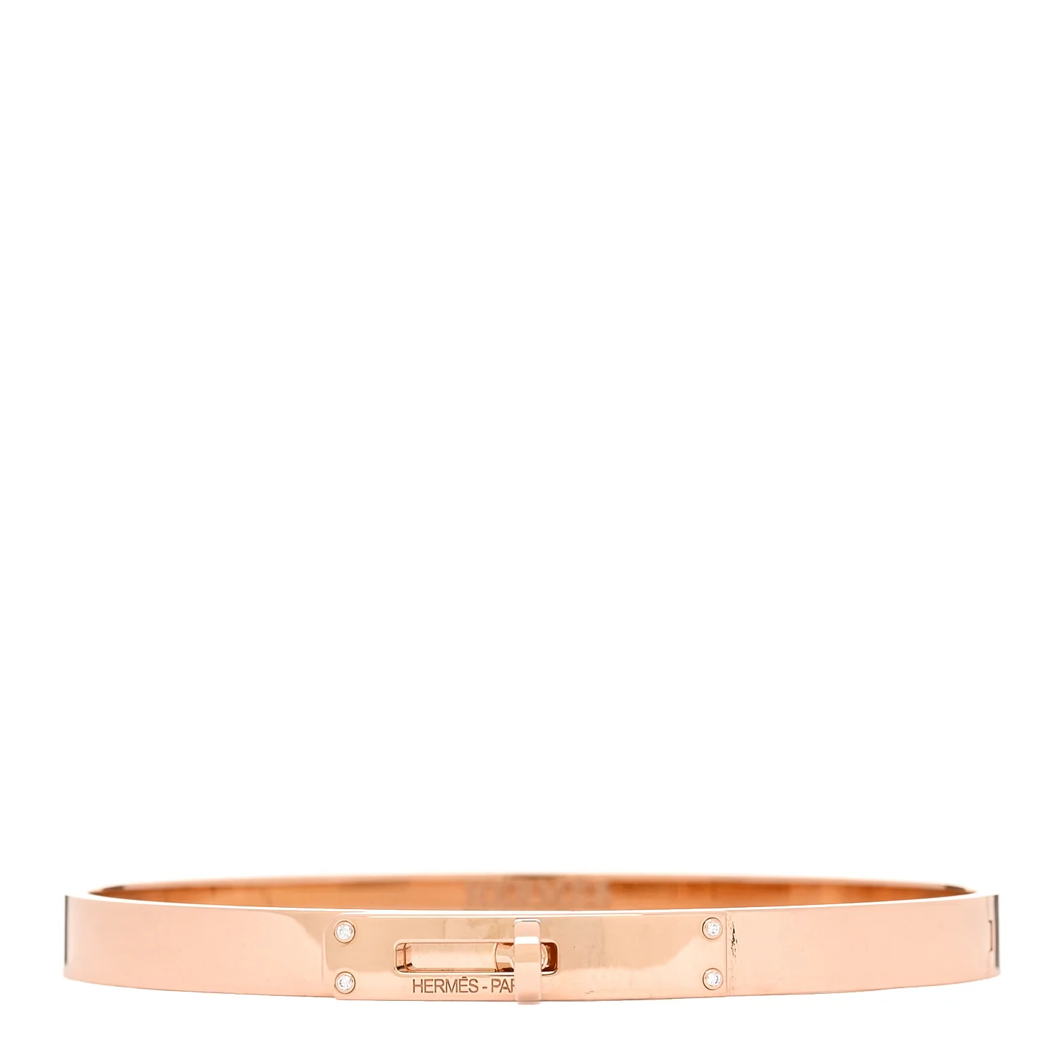 18K Rose Gold Diamond PM Kelly Bracelet LG