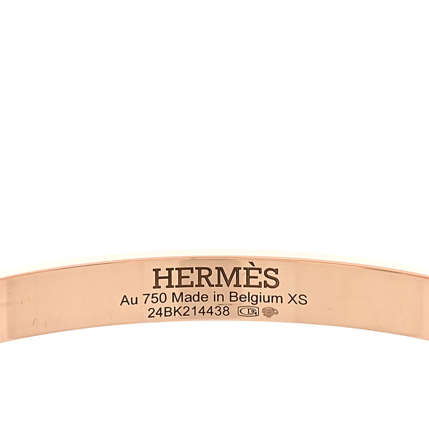 18K Rose Gold Diamond PM Kelly Pave Bracelet XS - Image 3