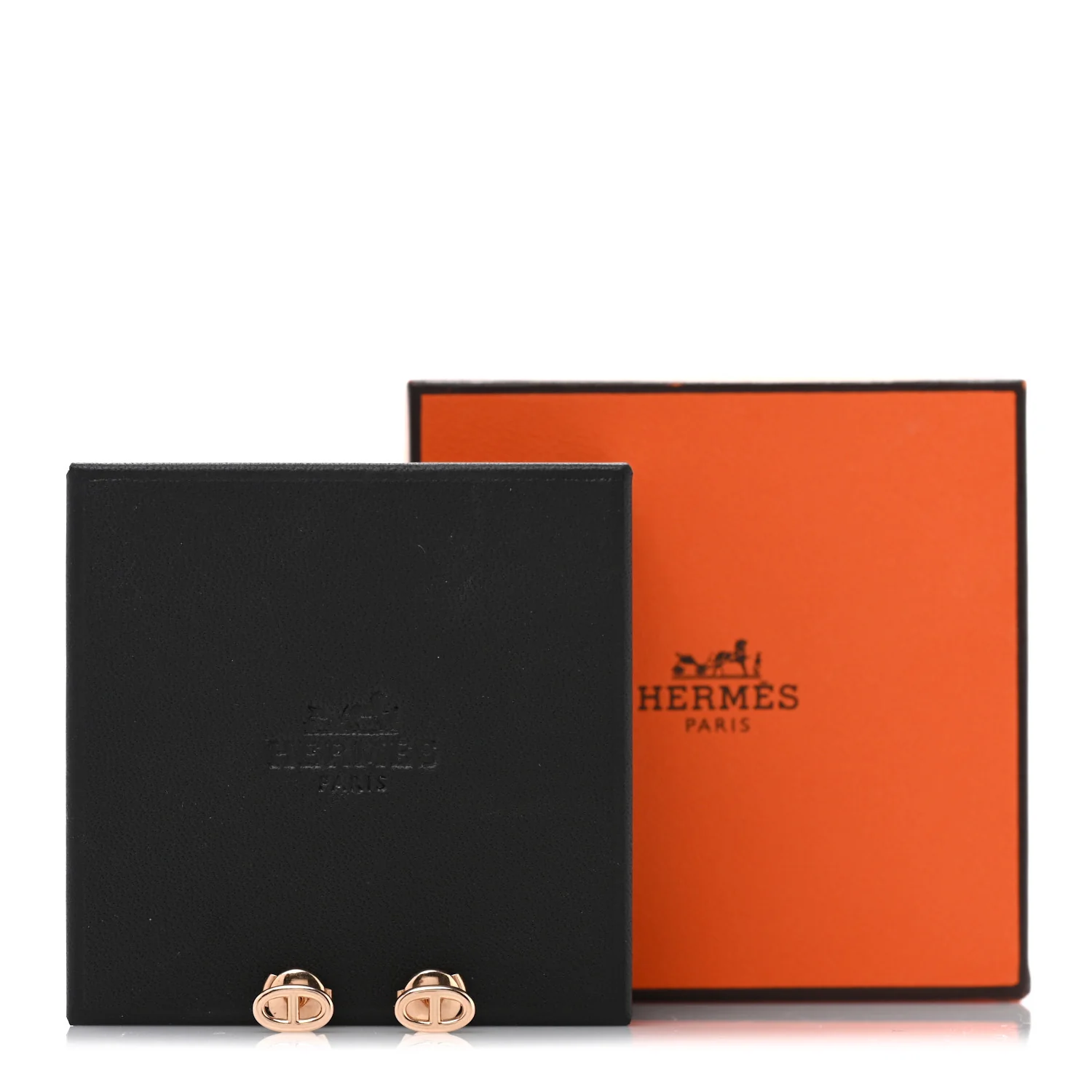 18K Rose Gold TPM Farandole Stud Earrings - Image 5