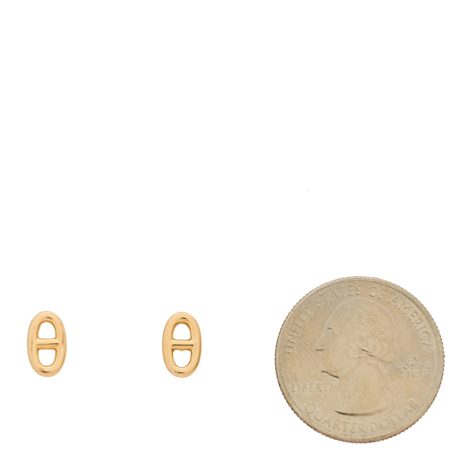 18K Rose Gold TPM Farandole Stud Earrings - Image 2