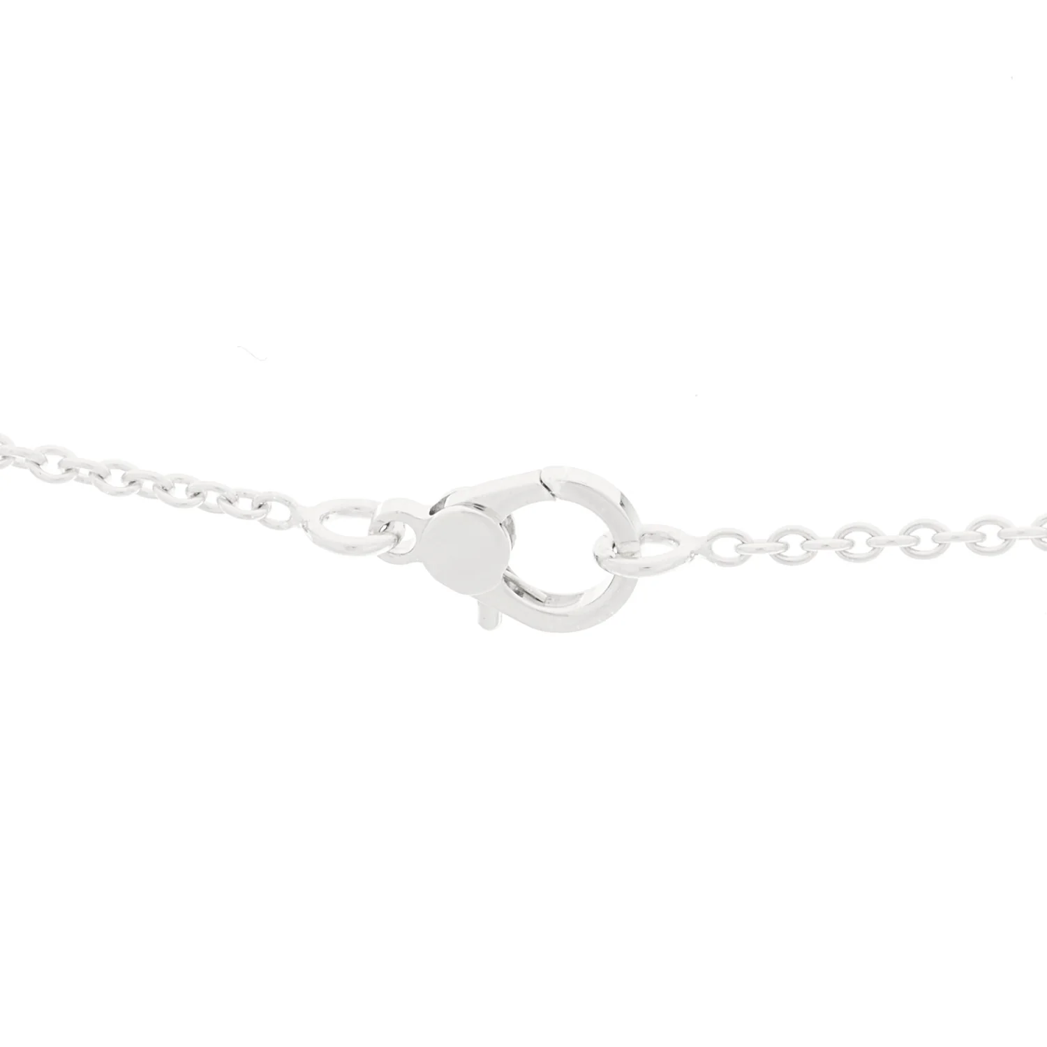 18K White Gold Diamond Finesse Pendant Necklace - Image 4