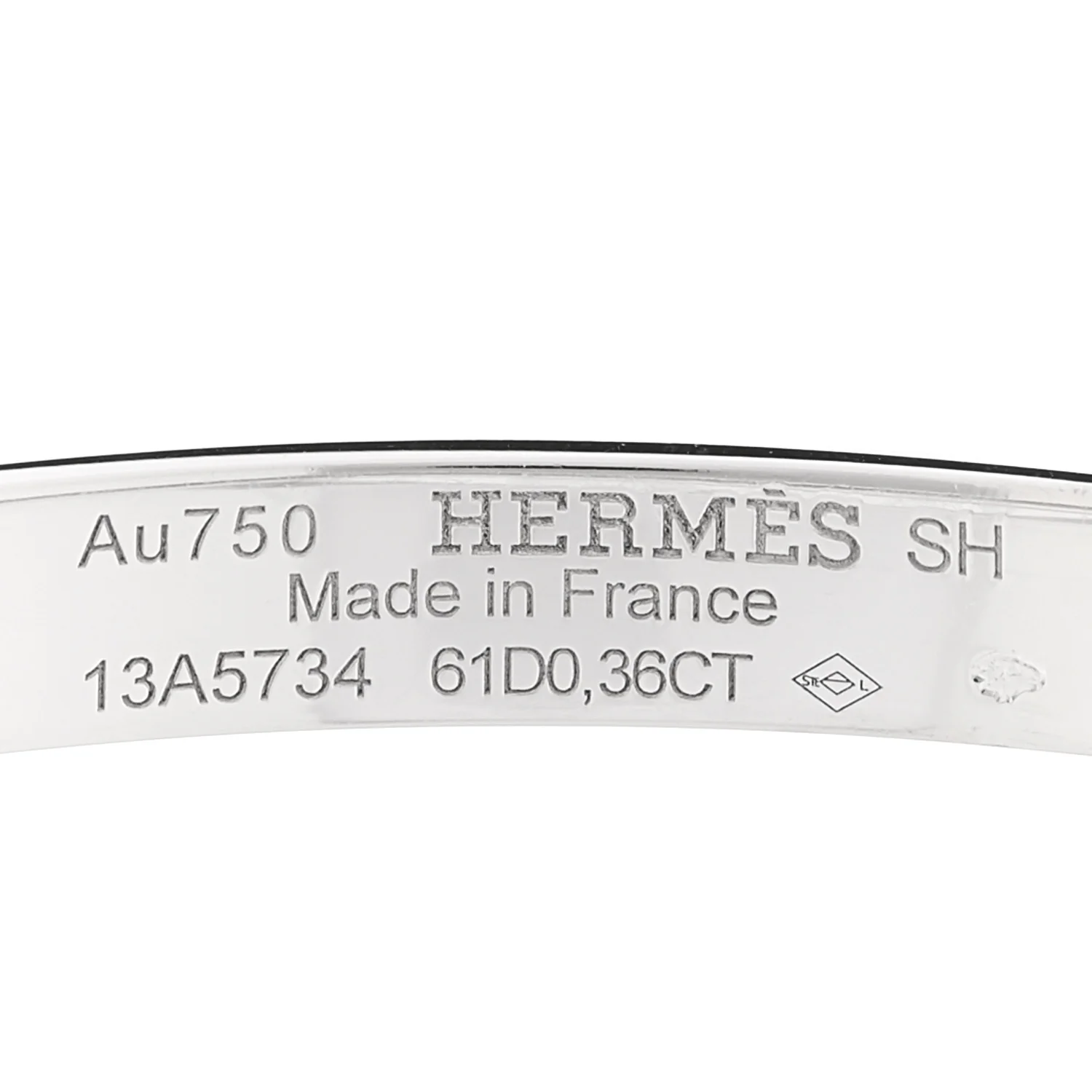 18K White Gold Diamond PM Kelly Pave Bracelet SH - Image 3